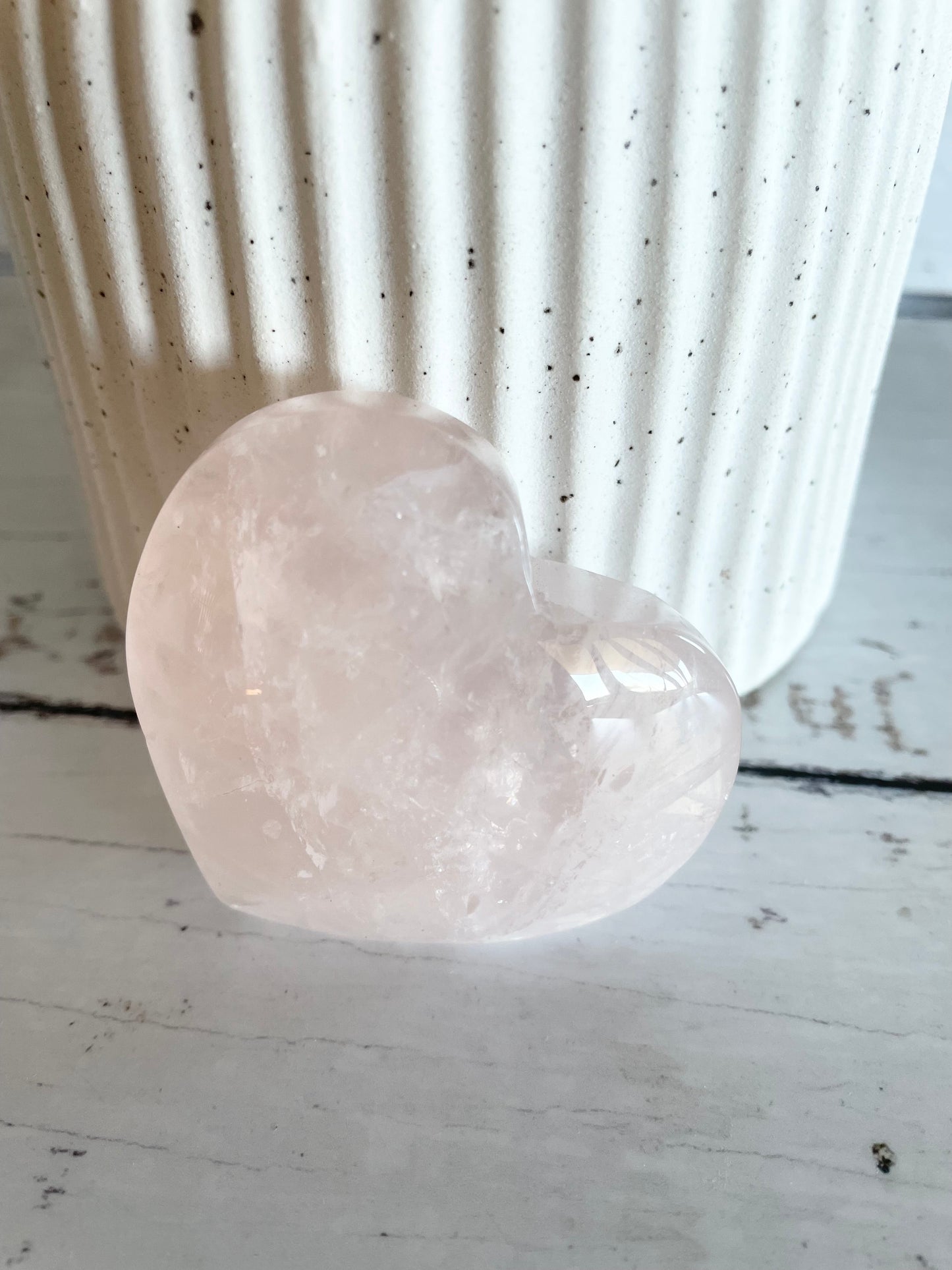 Rose Quartz Heart
