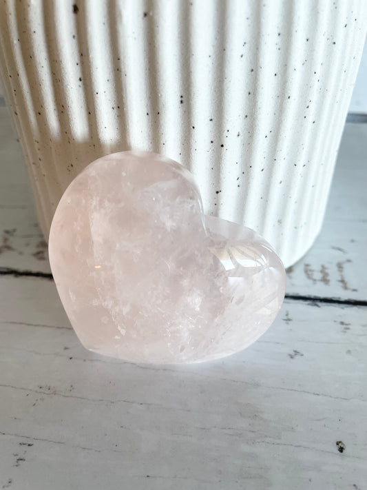 Rose Quartz Heart