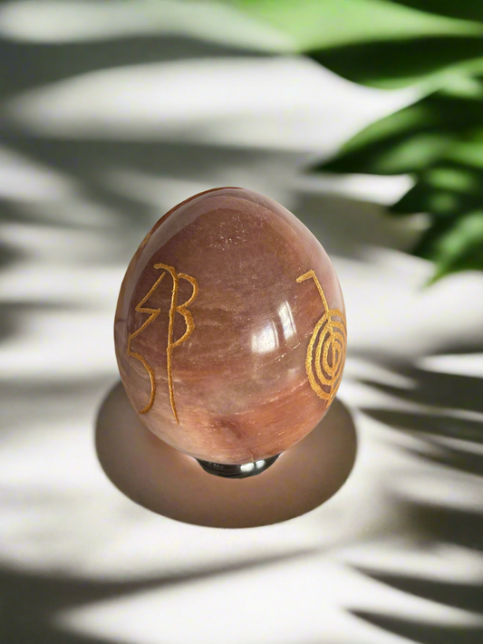 Desert Jasper Reiki Egg with holder