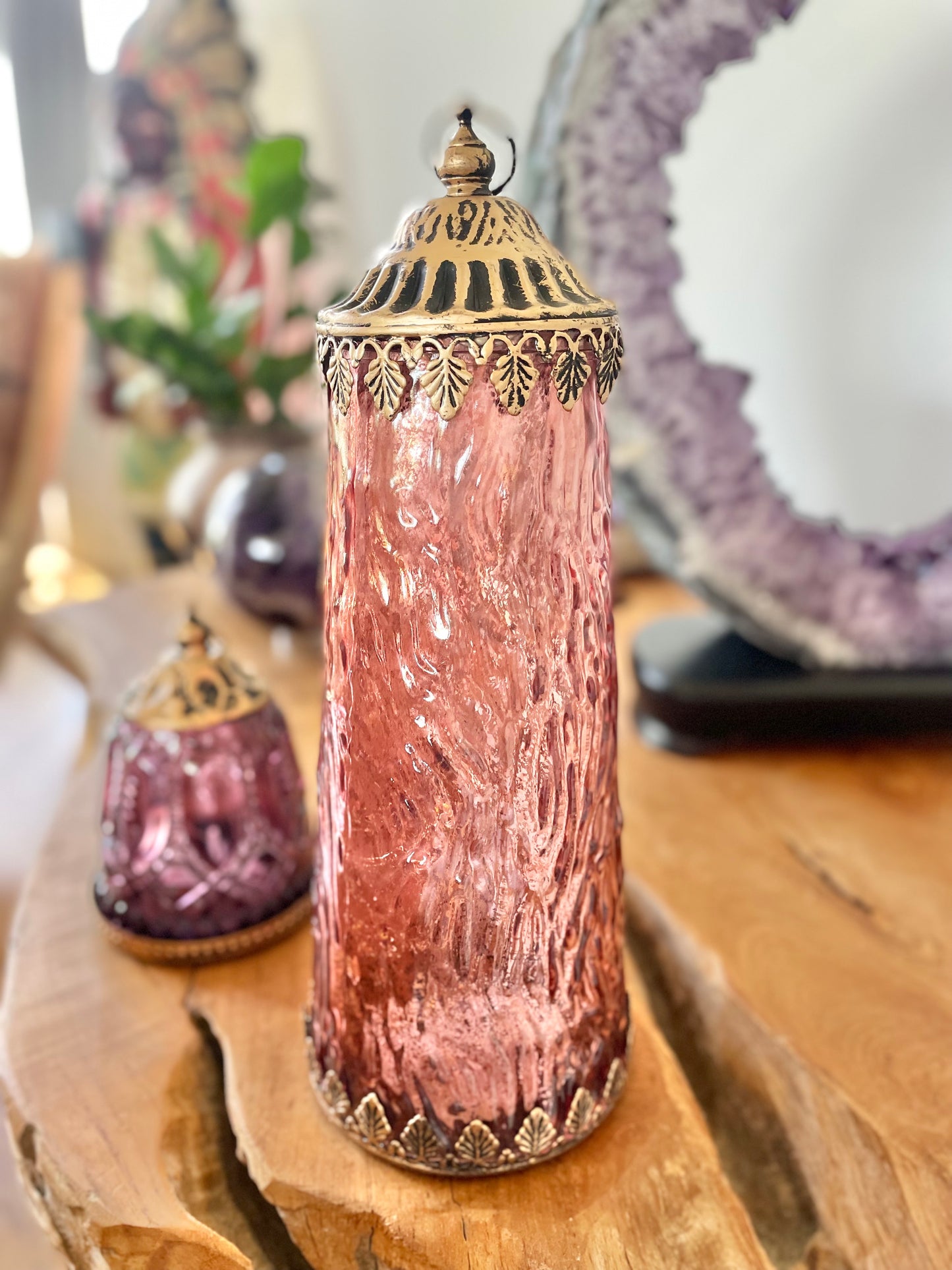 Vintage LED Tower Punch Lantern
