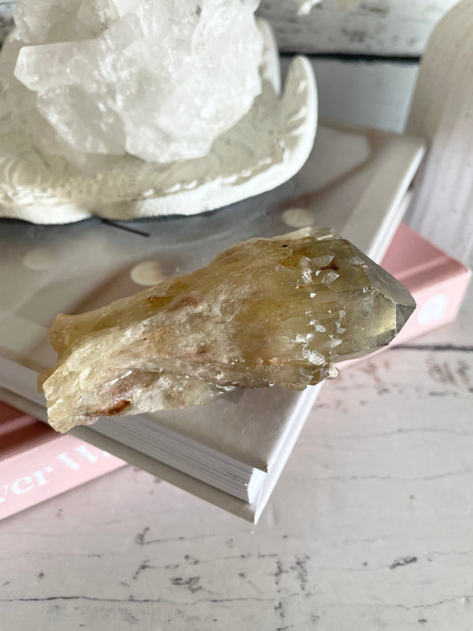 Natural Pineapple Citrine Cluster Point