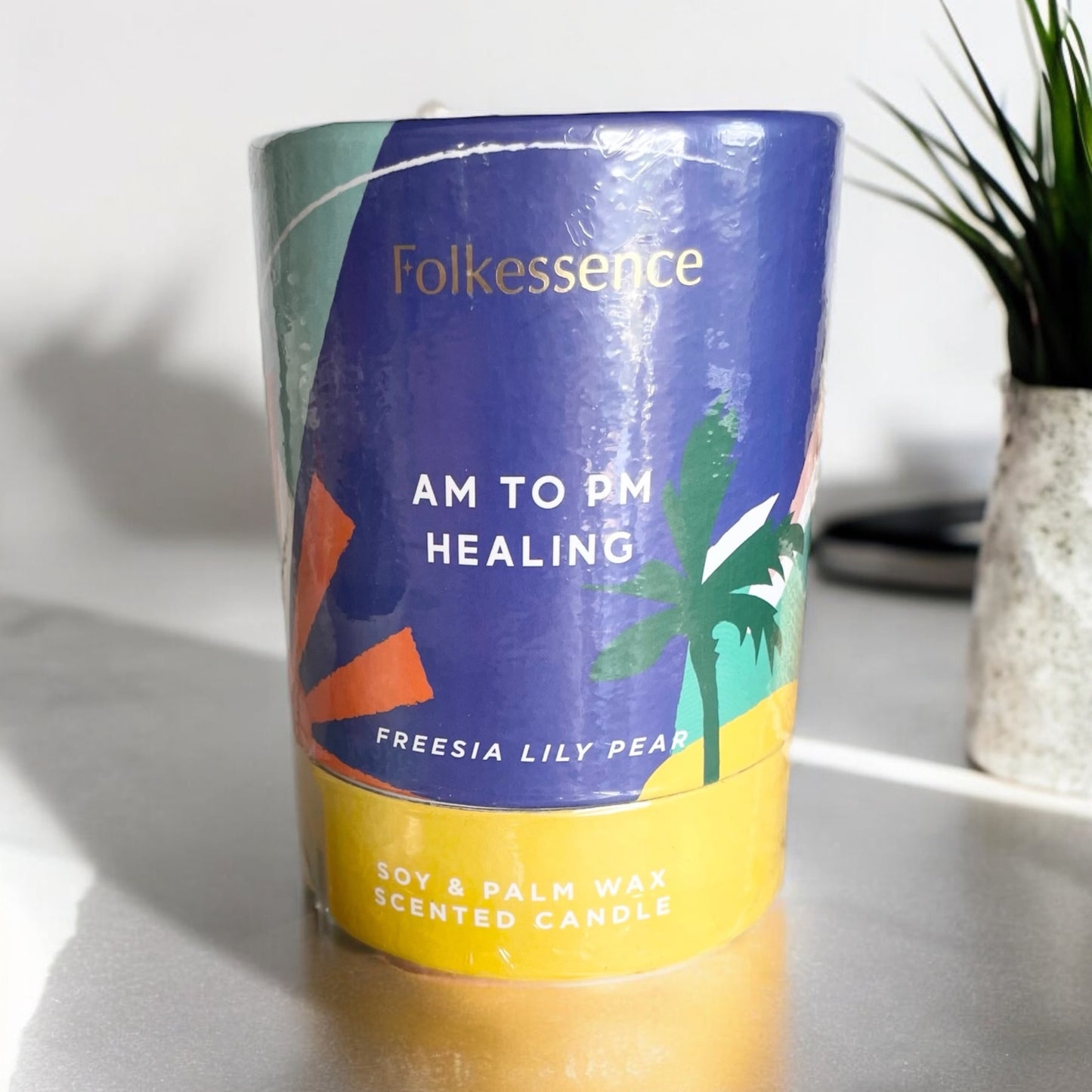 Folkessence Soy Candle ~ AM to PM healing