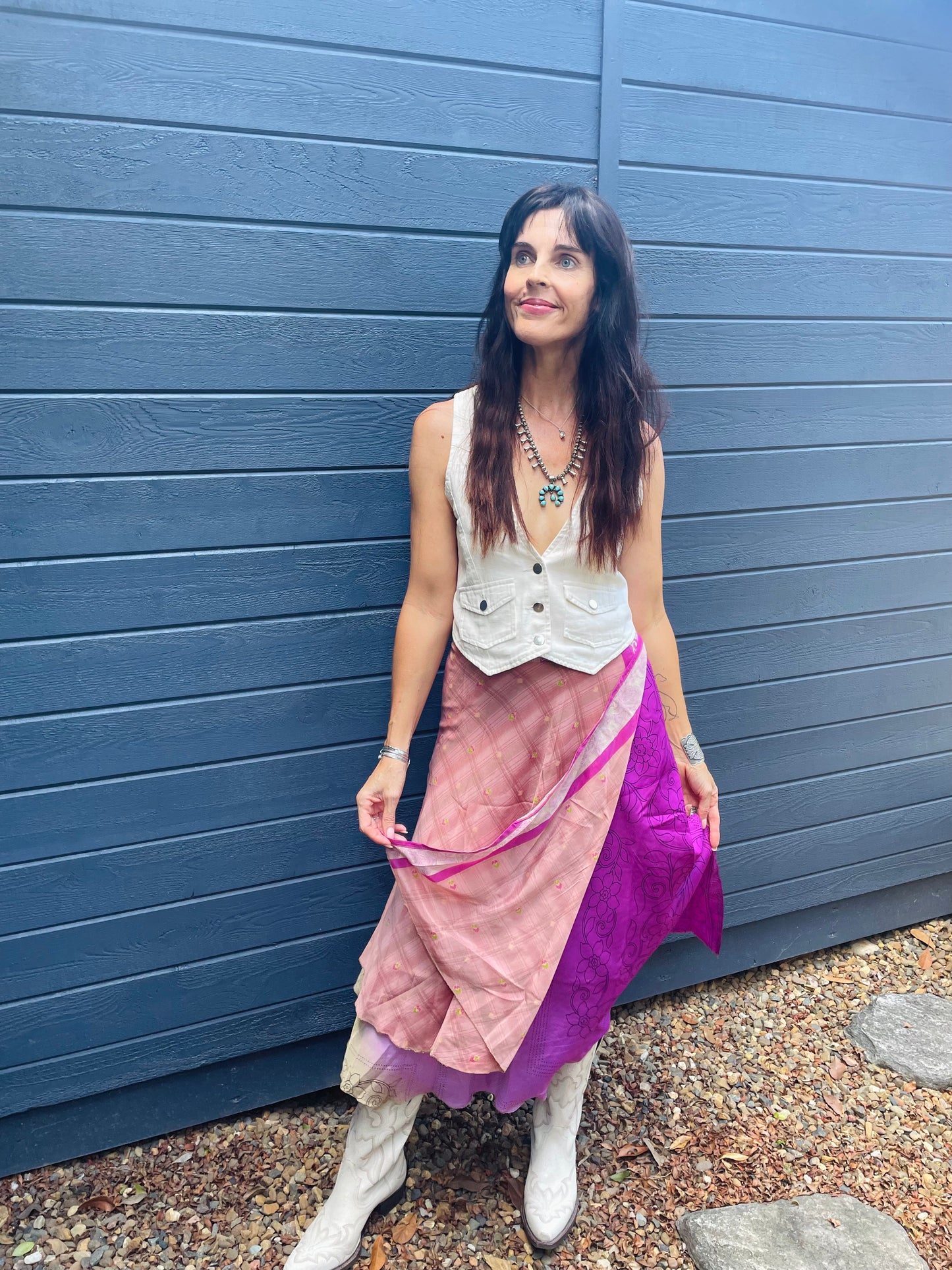 Upcycled Sari Skirt 15