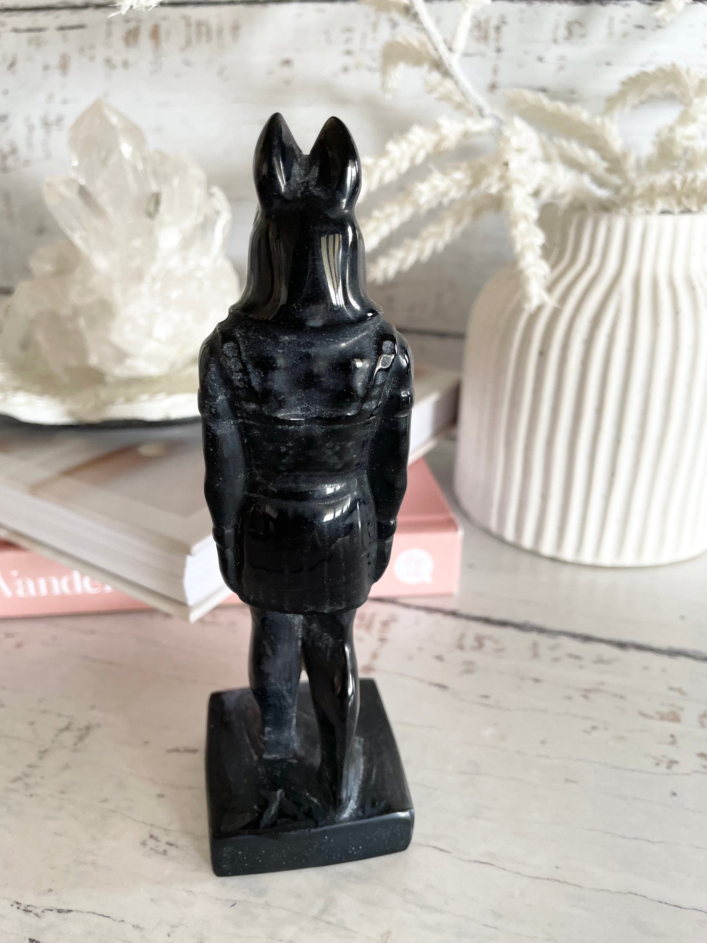 Black Obsidian Anubis