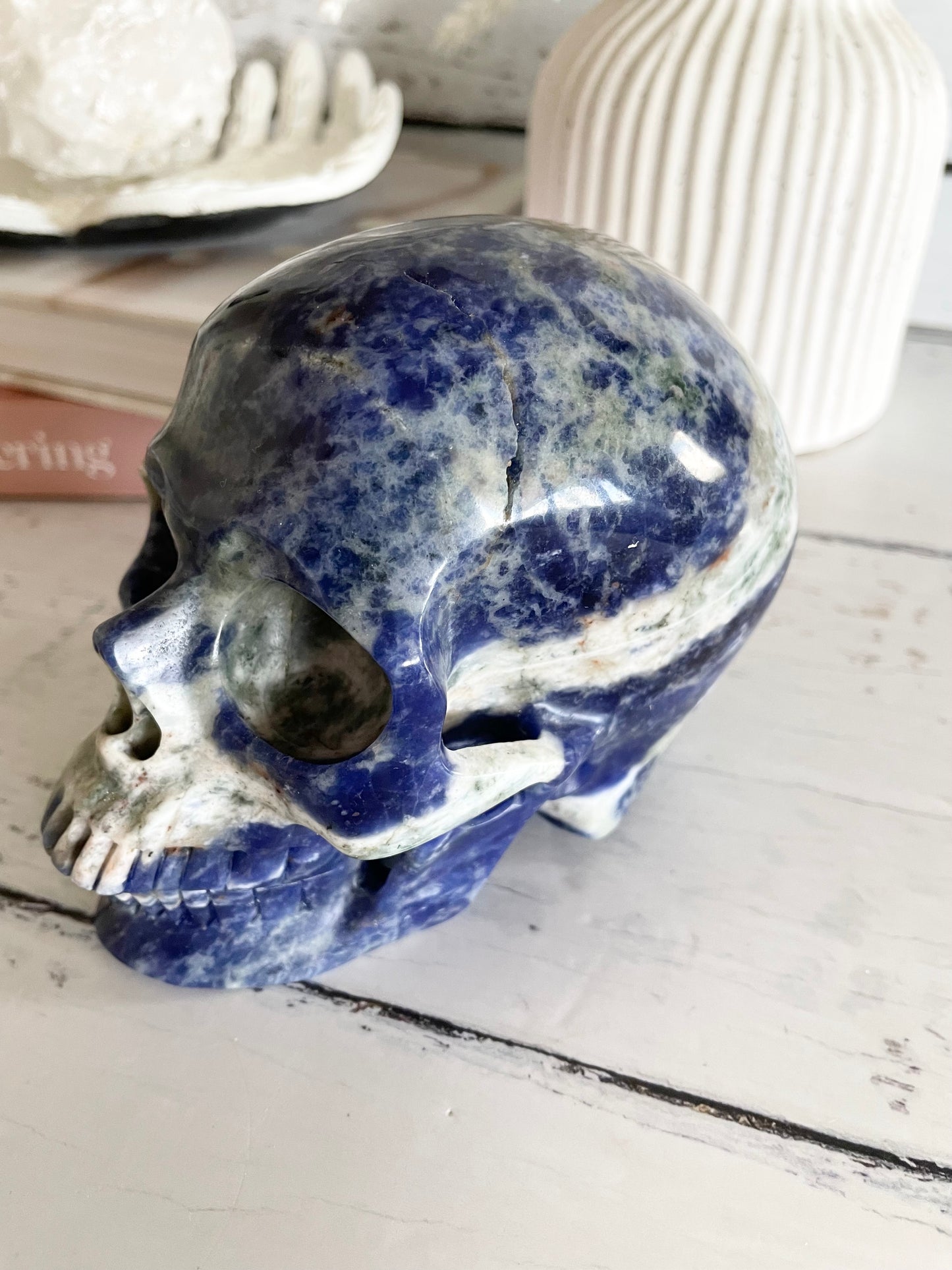 Sodalite Skull ~ 1.1kgs