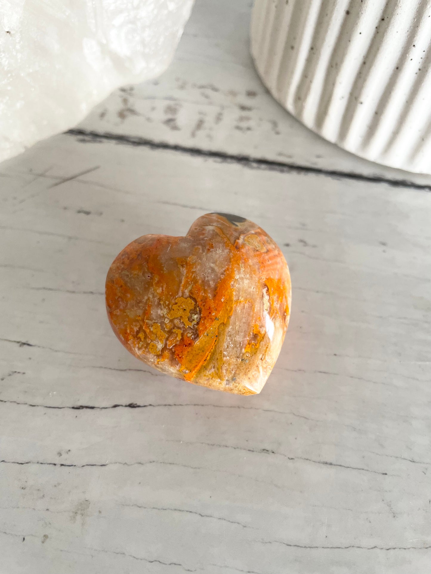 Bumble Bee Jasper Heart