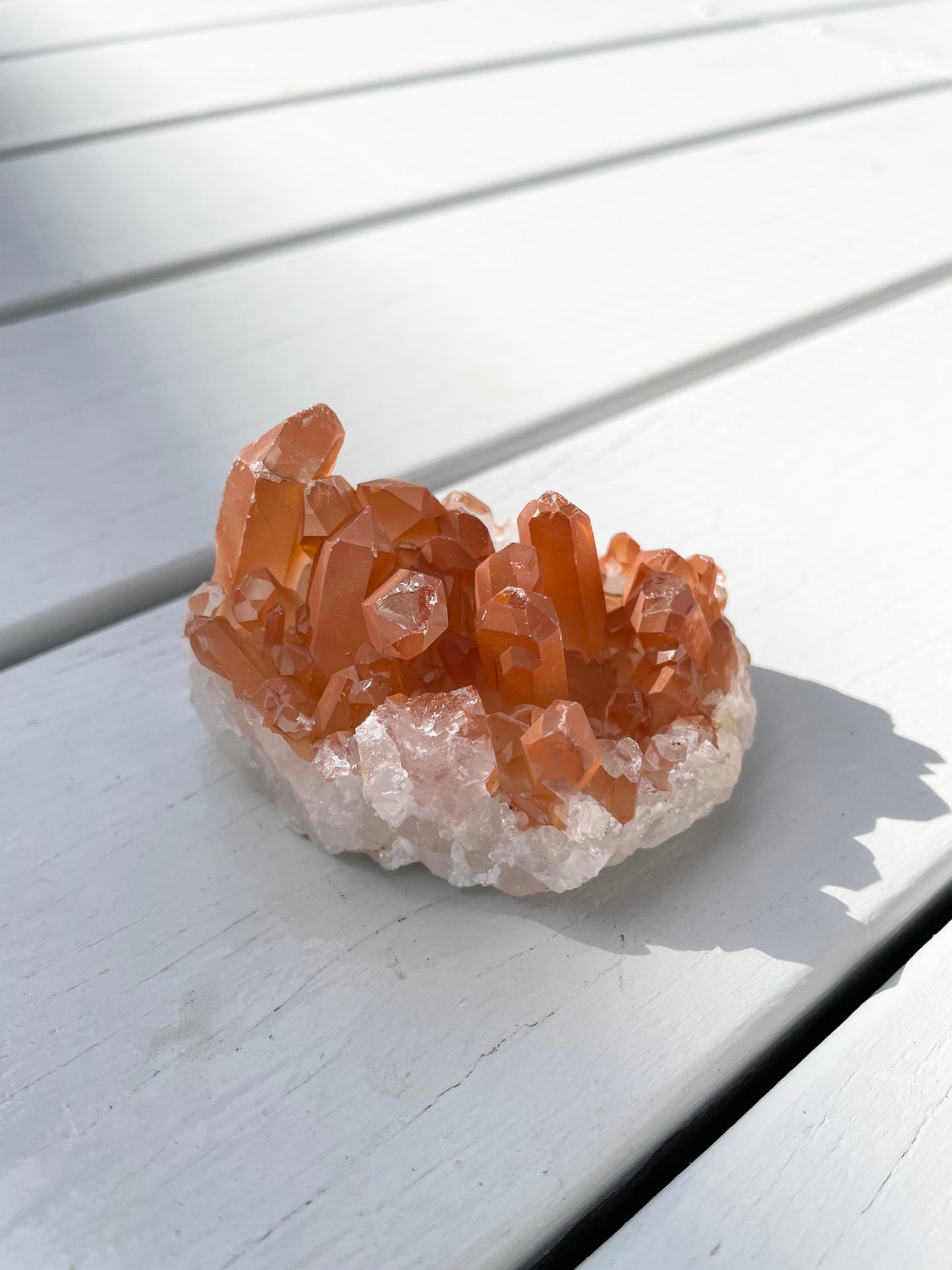 Tangerine Quartz Cluster