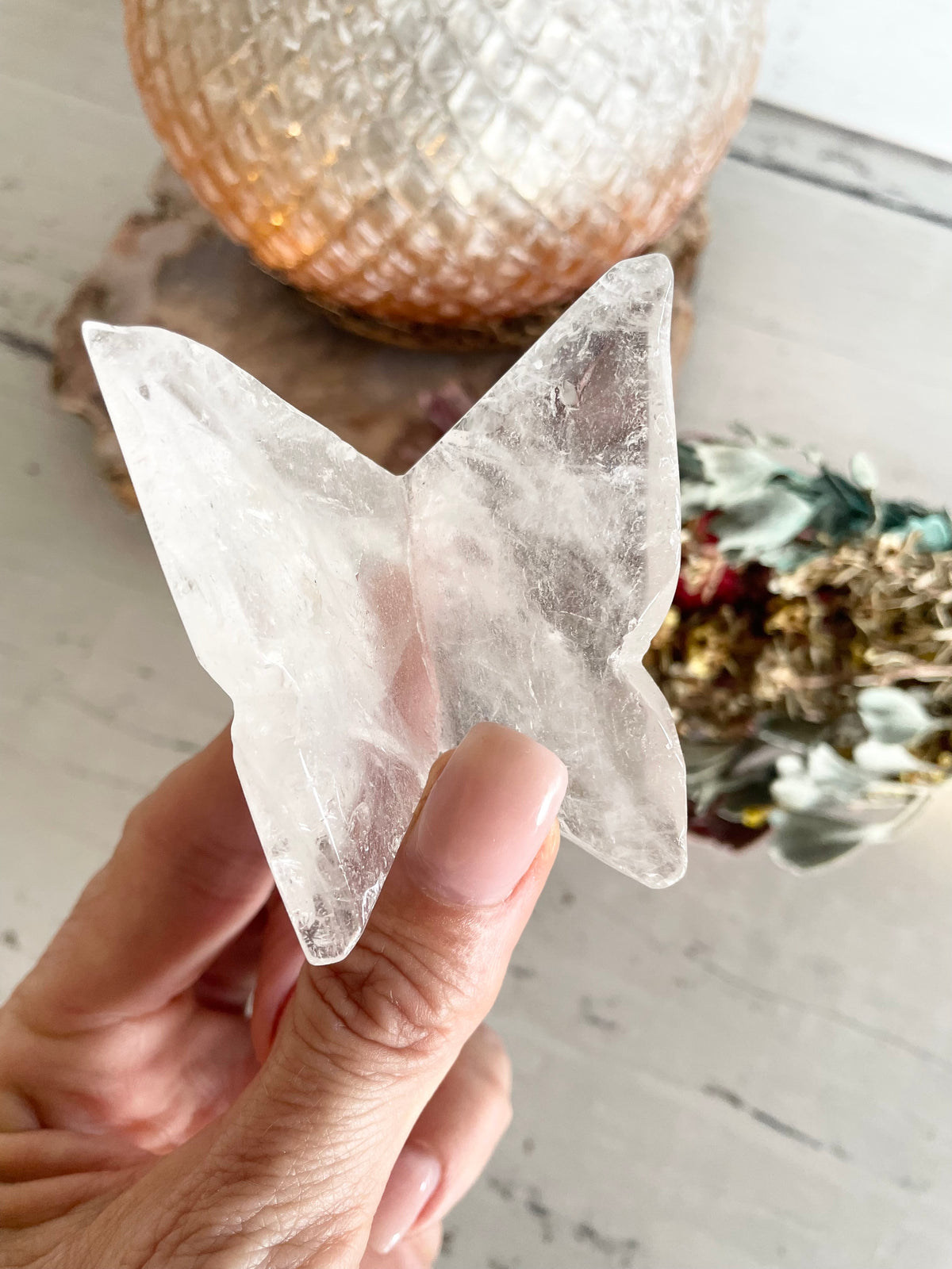 Butterfly ~ Clear Quartz