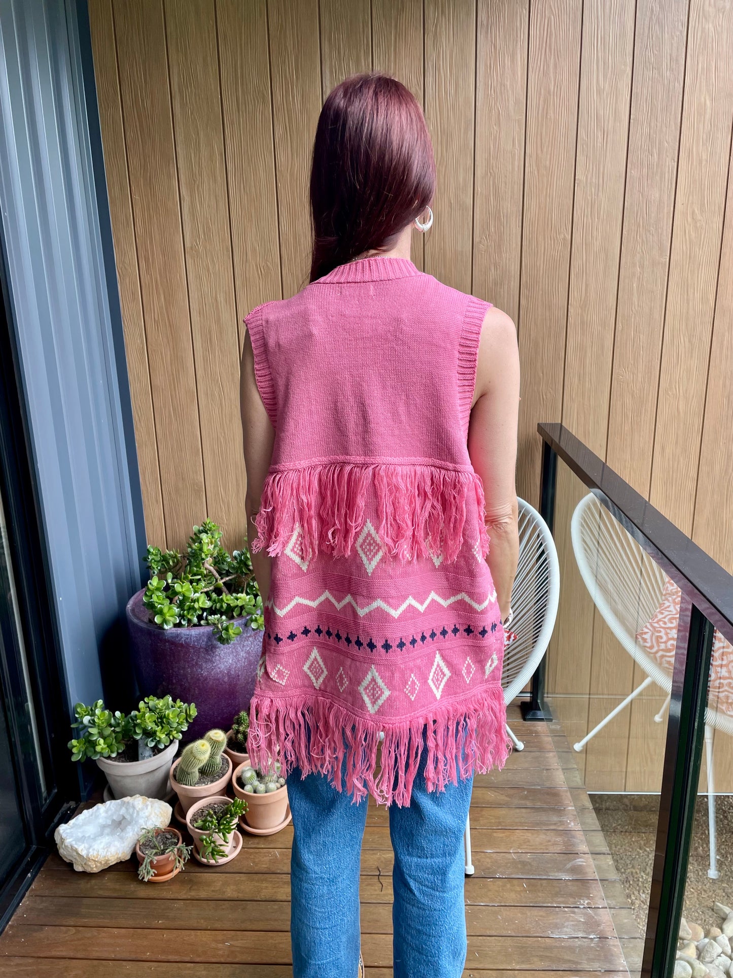 Vest ~ Lakota Pink