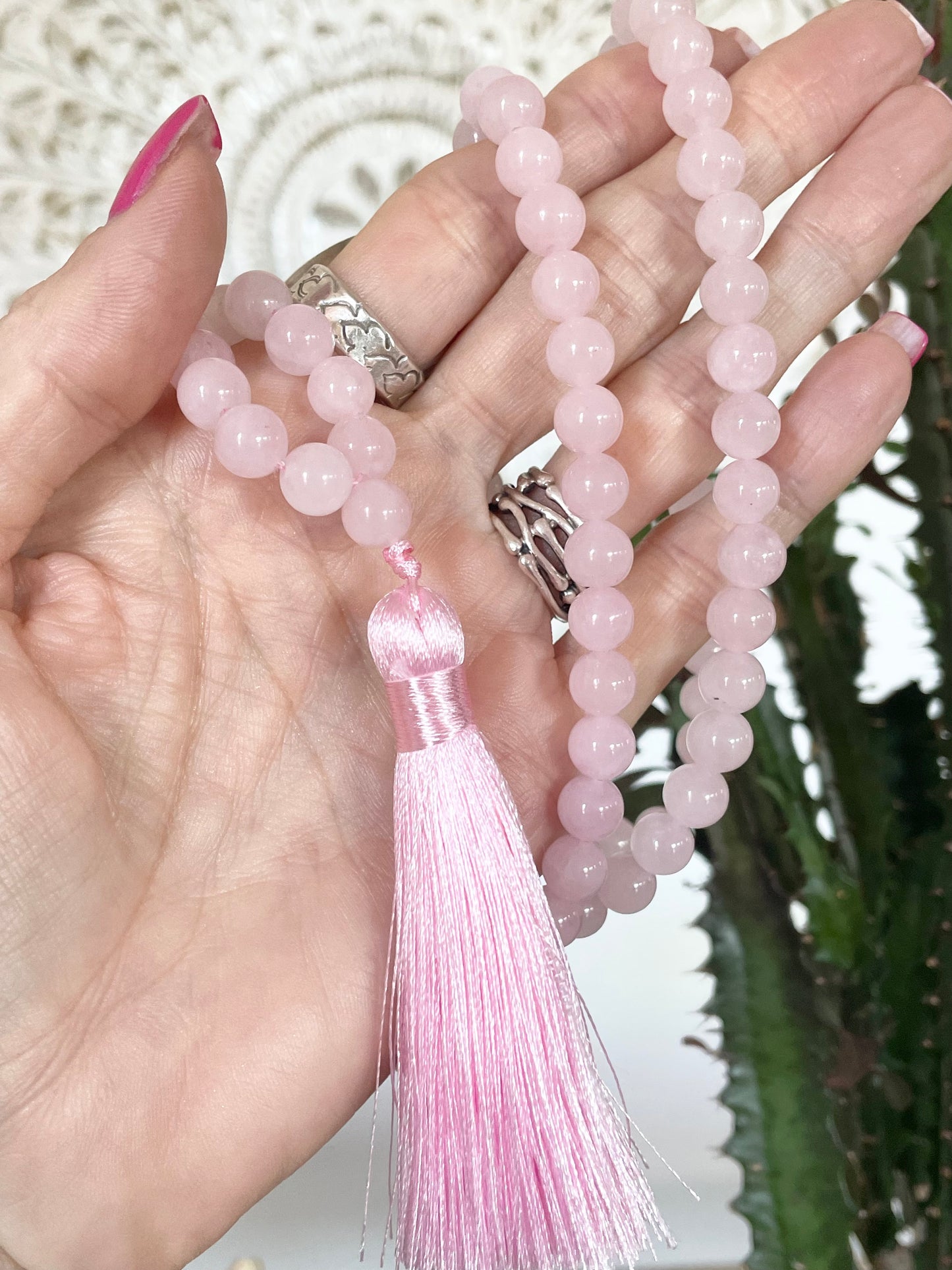 Rose Quartz ~ Mala/Prayer Beads