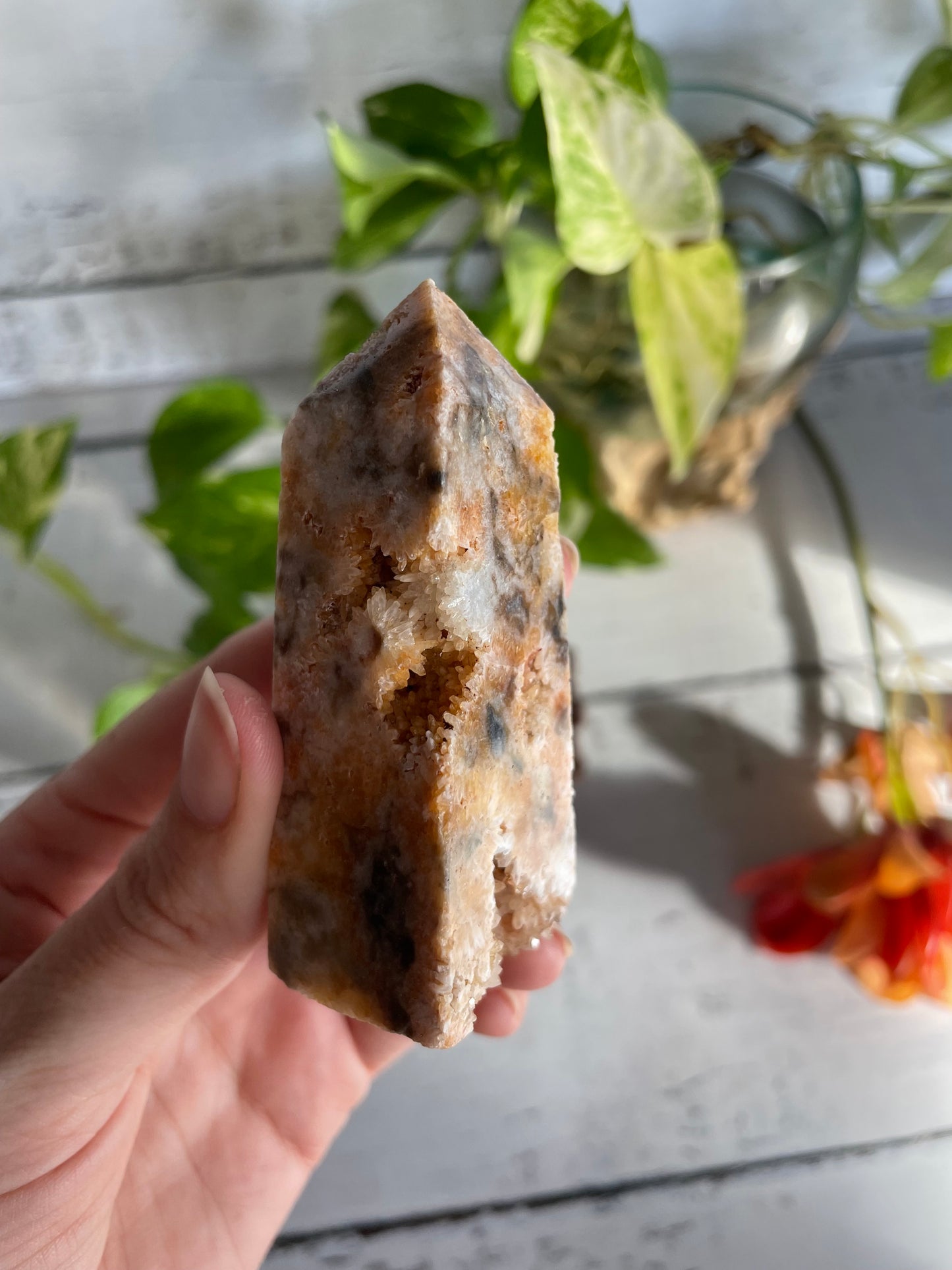 Crazy Lace Agate Obelisk