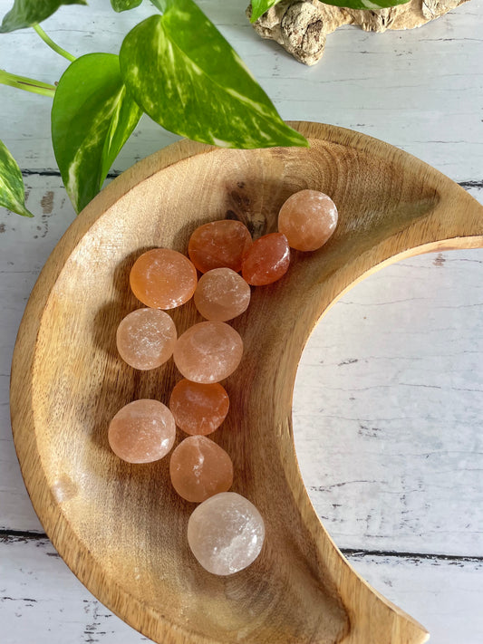 Orange Selenite Tumble Stones