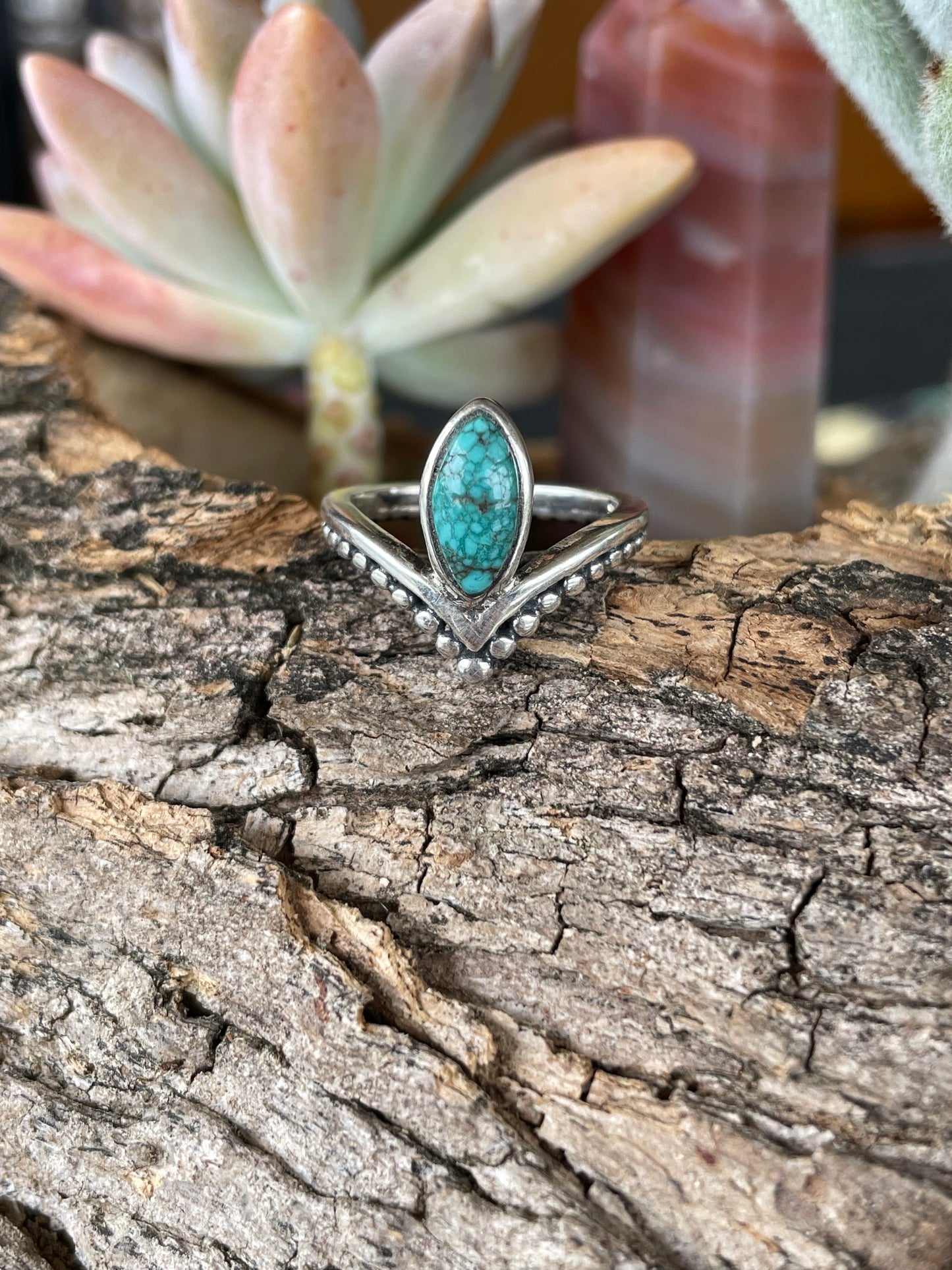 Nevada Turquoise Silver Ring