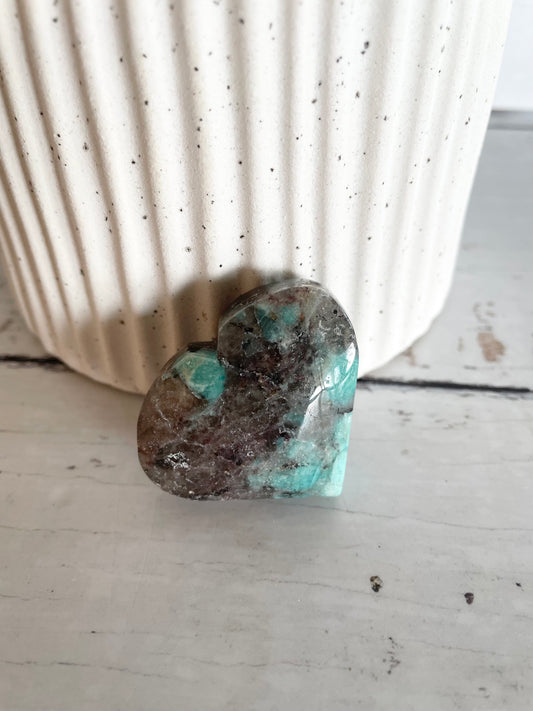 Amazonite Heart