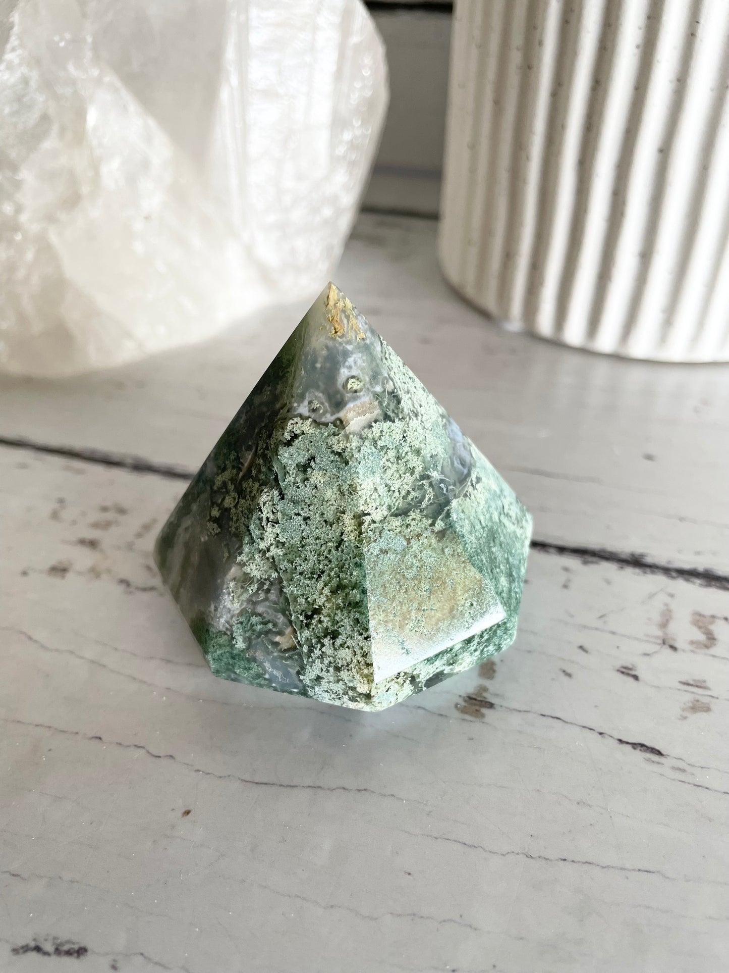 Moss Agate Diamond