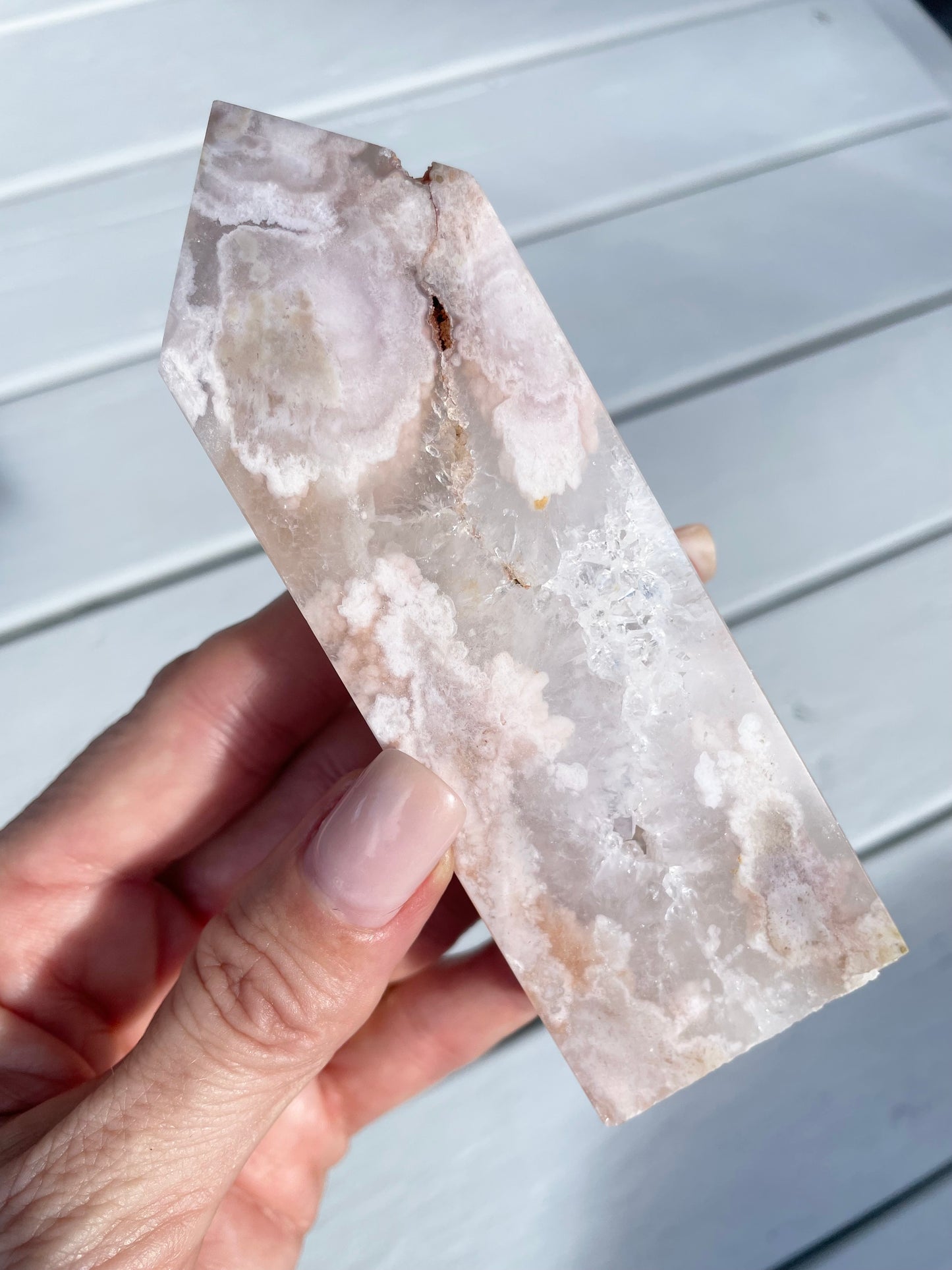Pink Amethyst Obelisk