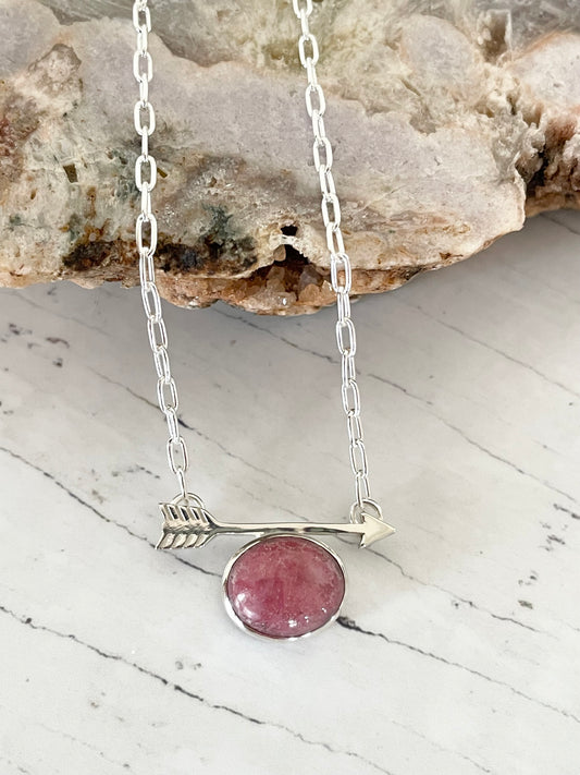 Rhodonite Arrow Necklace