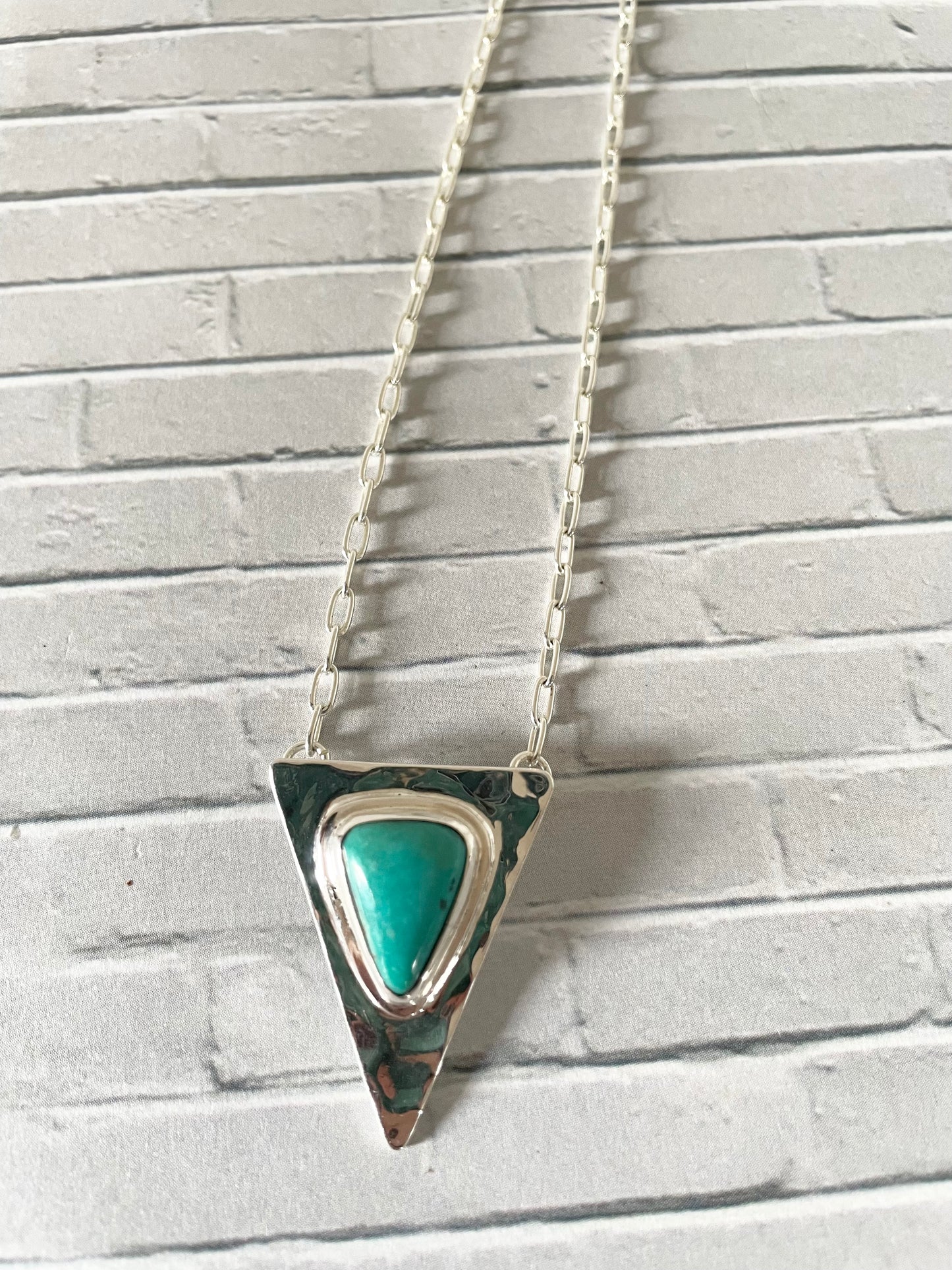 Arizona Turquoise Silver Necklace