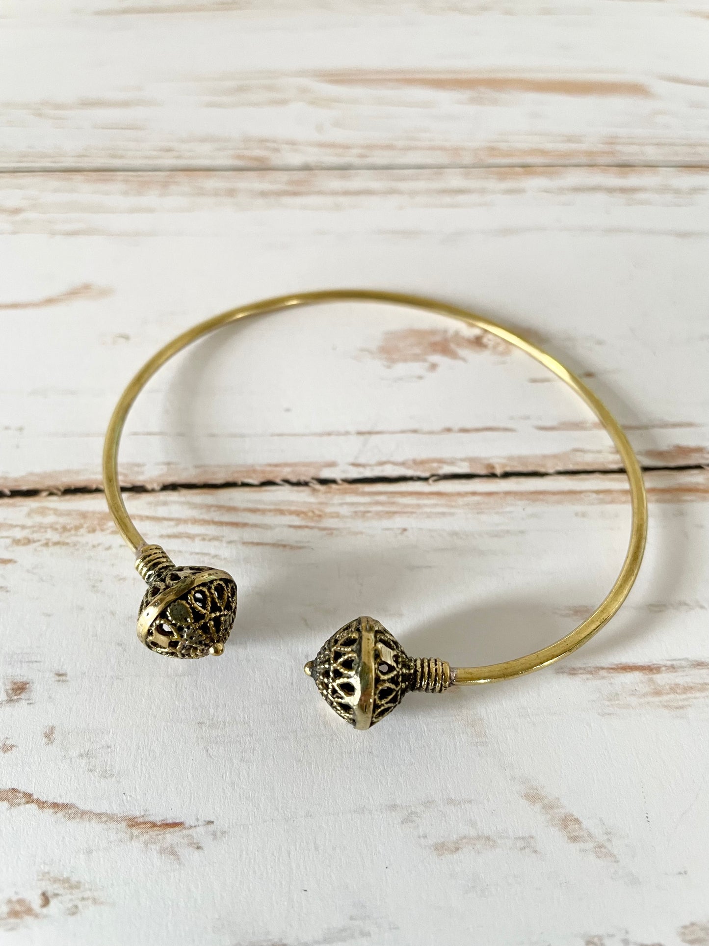 Brass Cuff ~ Ornate design