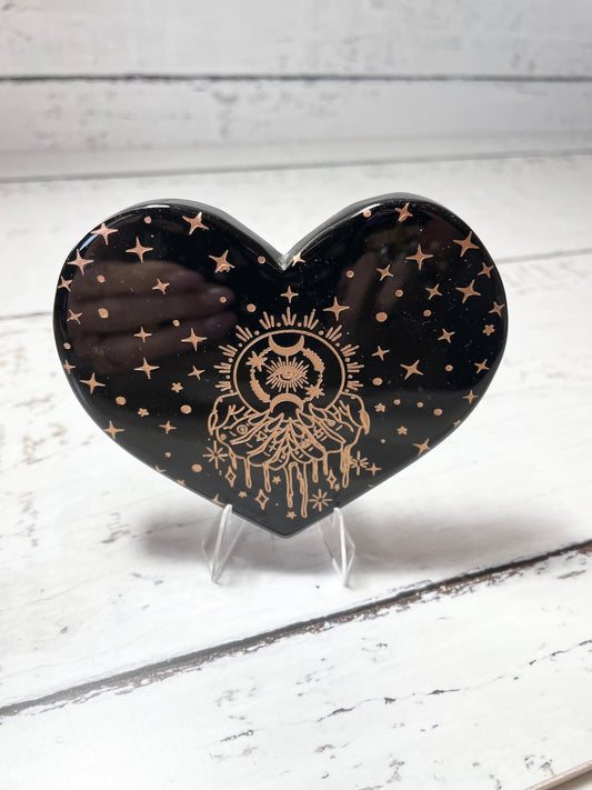 Black Obsidian Heart