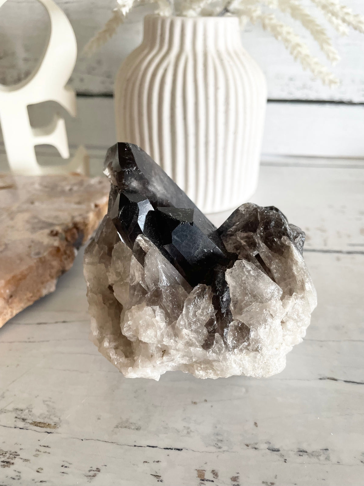 Smoky Quartz Cluster