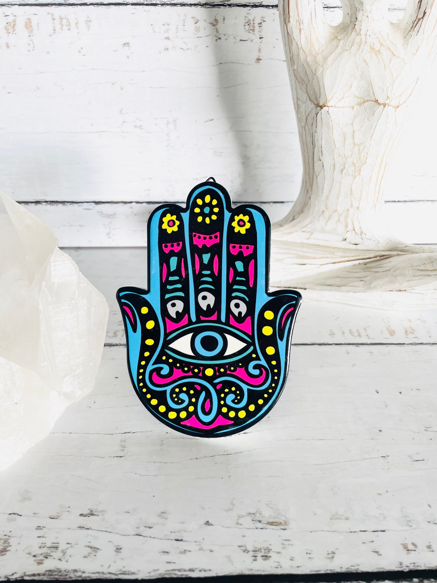 Hamsa & Evil Eye Plaque