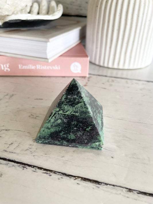 Ruby Zoisite Pyramid