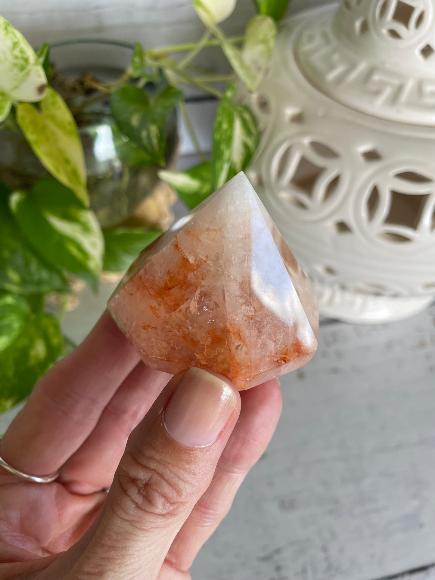 Fire Quartz Diamond