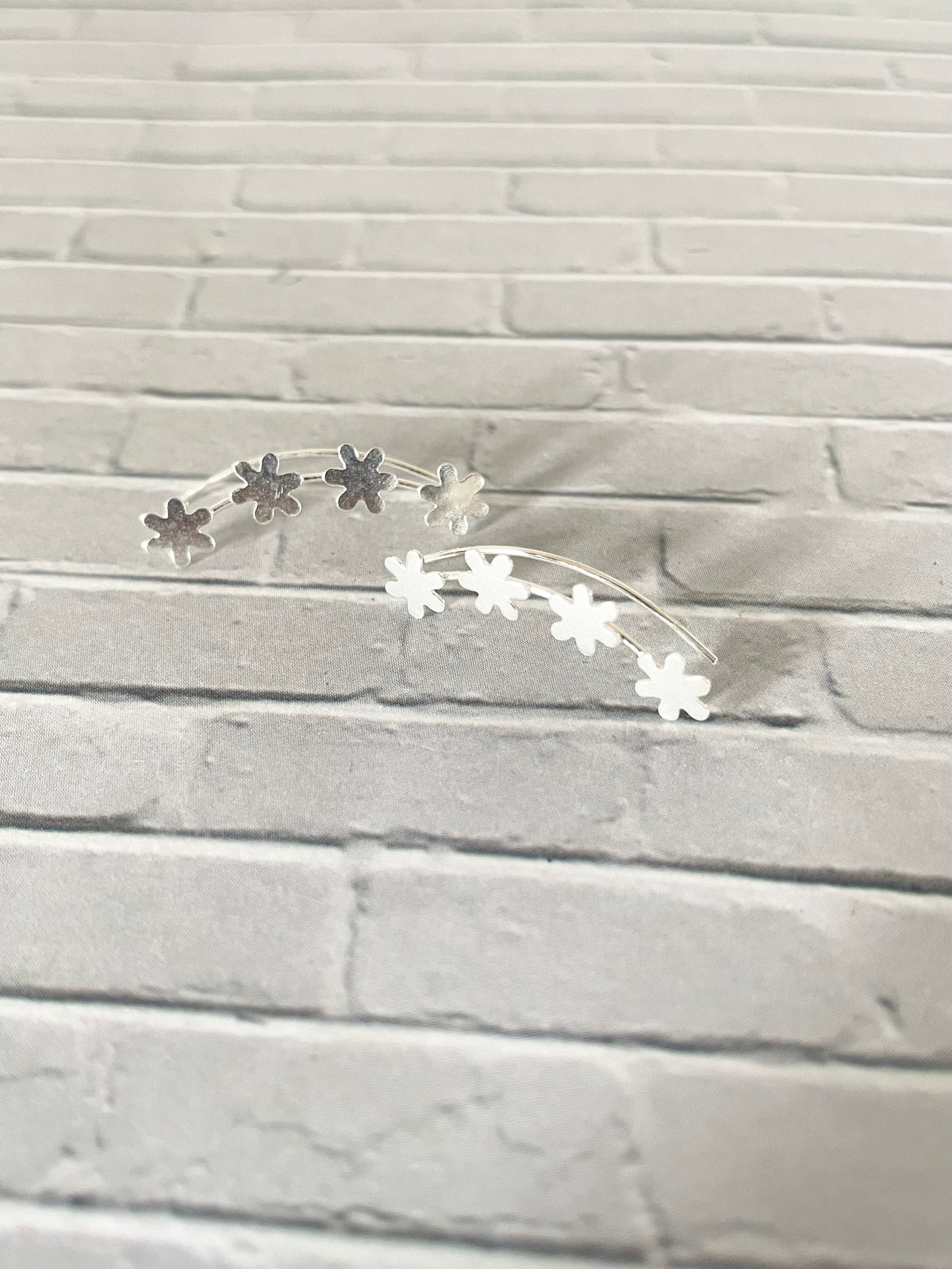 Flower Ear Cuffs