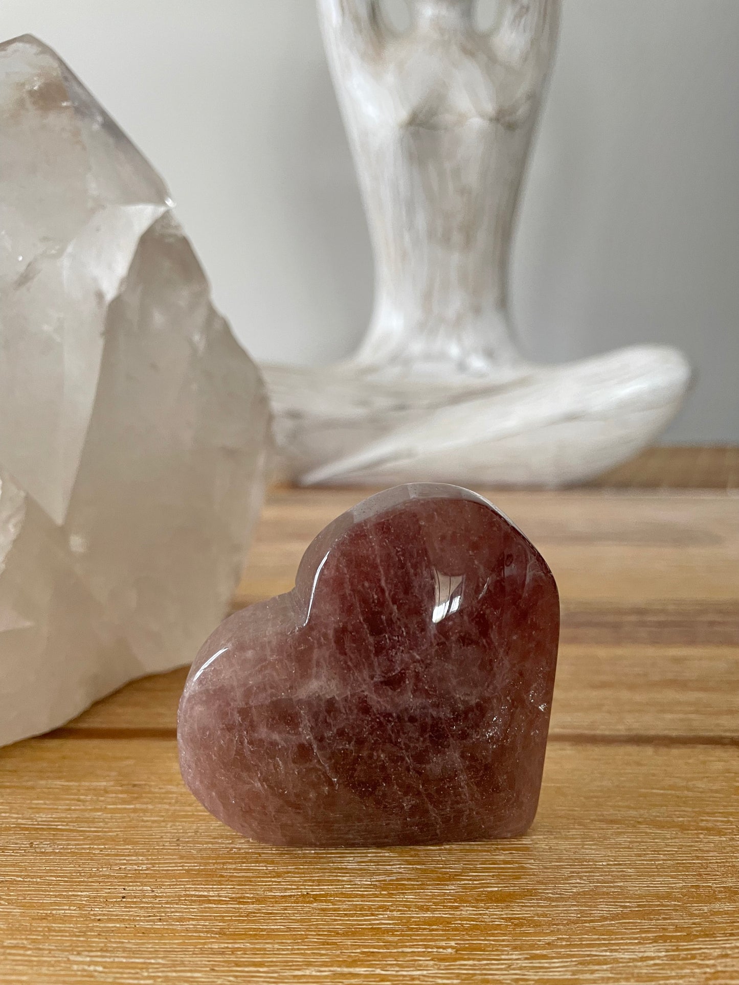 Strawberry Quartz Heart