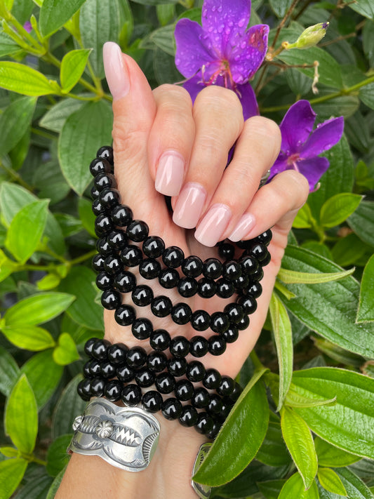 Black Onyx PROTECTION Healing Bracelet ©️