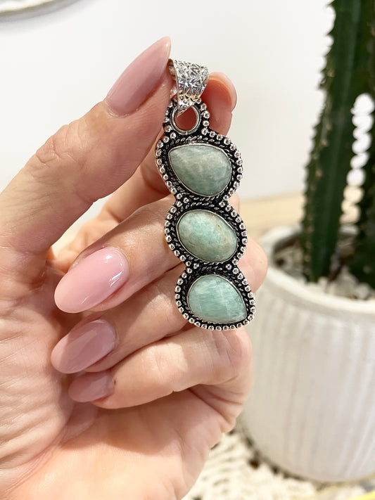 Amazonite Pendant