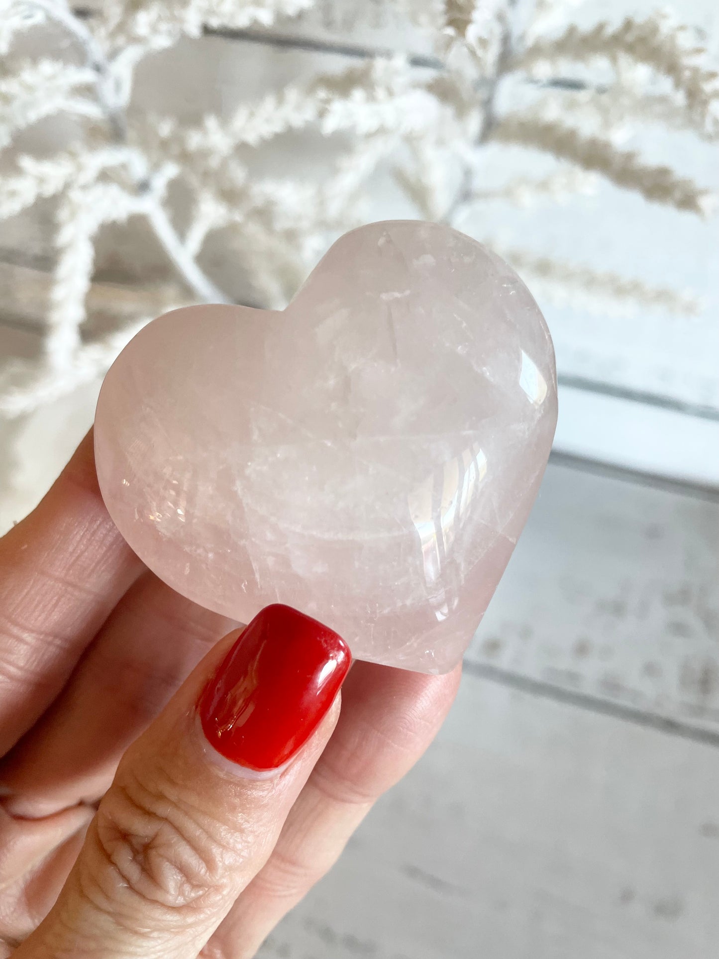 Rose Quartz Heart