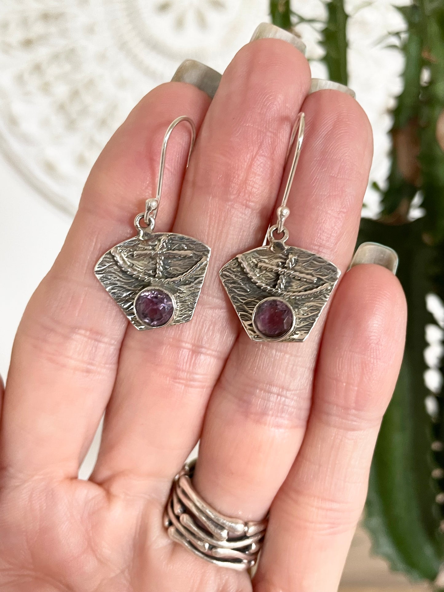 Amethyst Dangles