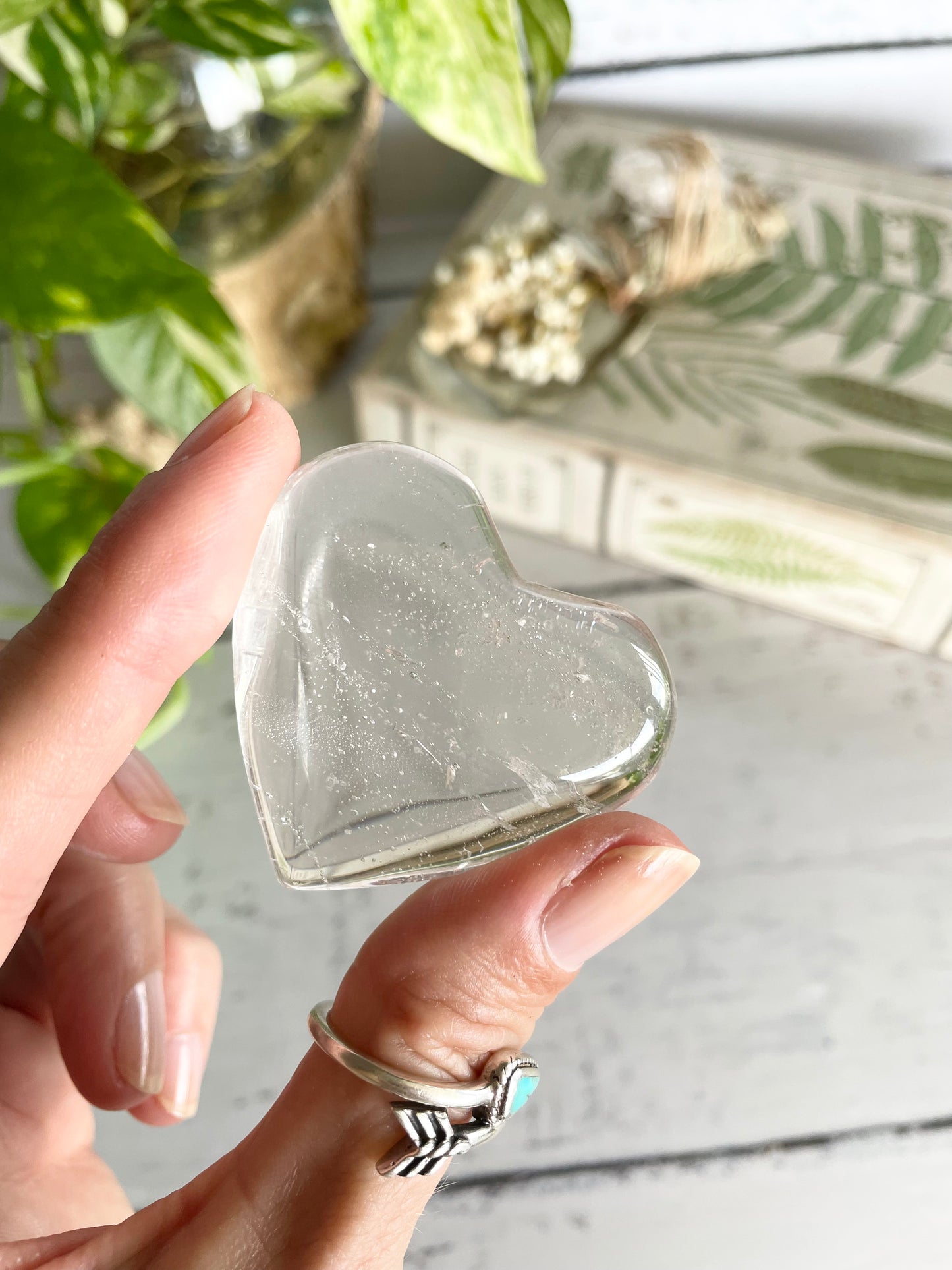 Clear Quartz Heart