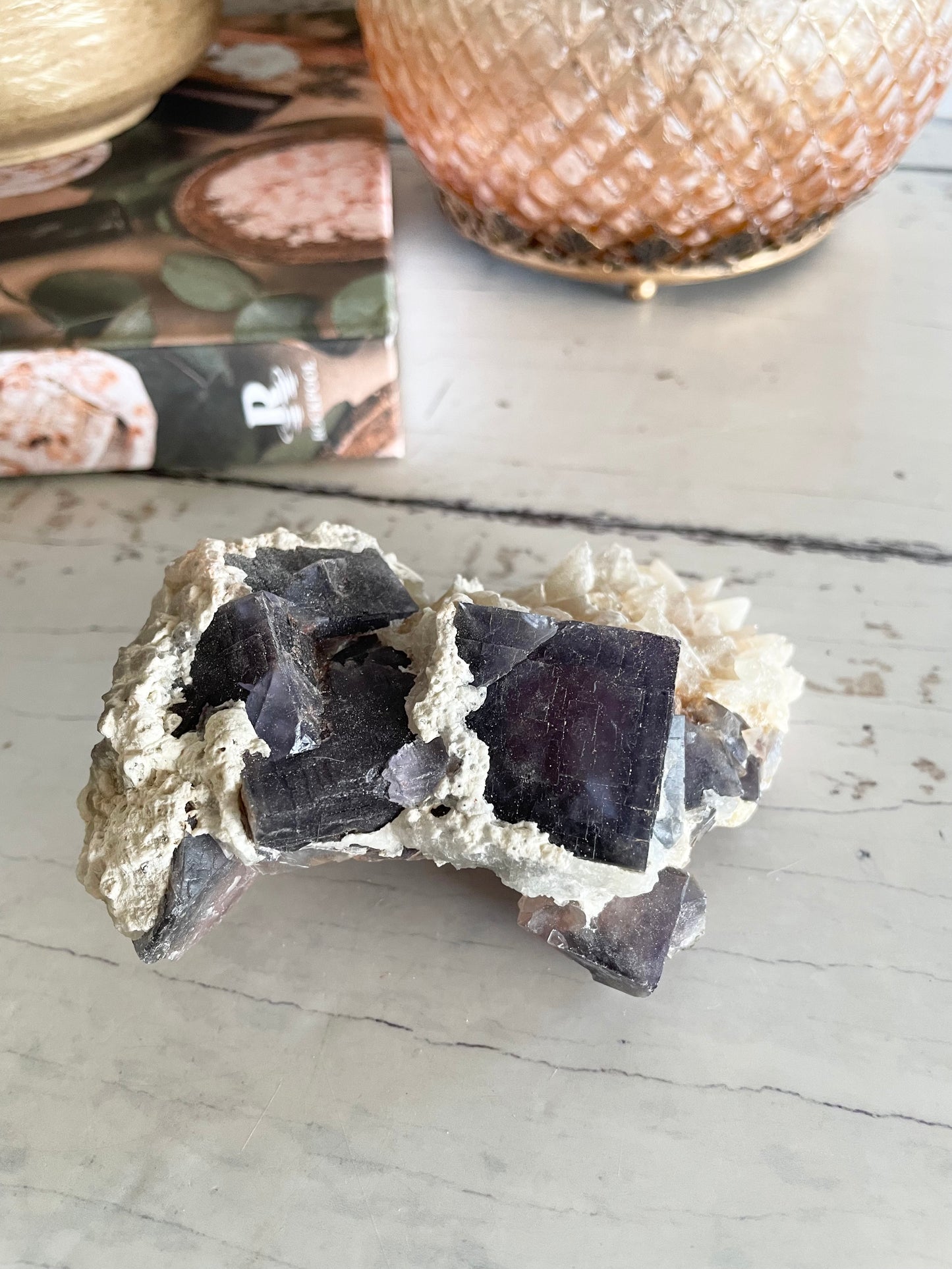 Blue Fluorite Matrix Cluster