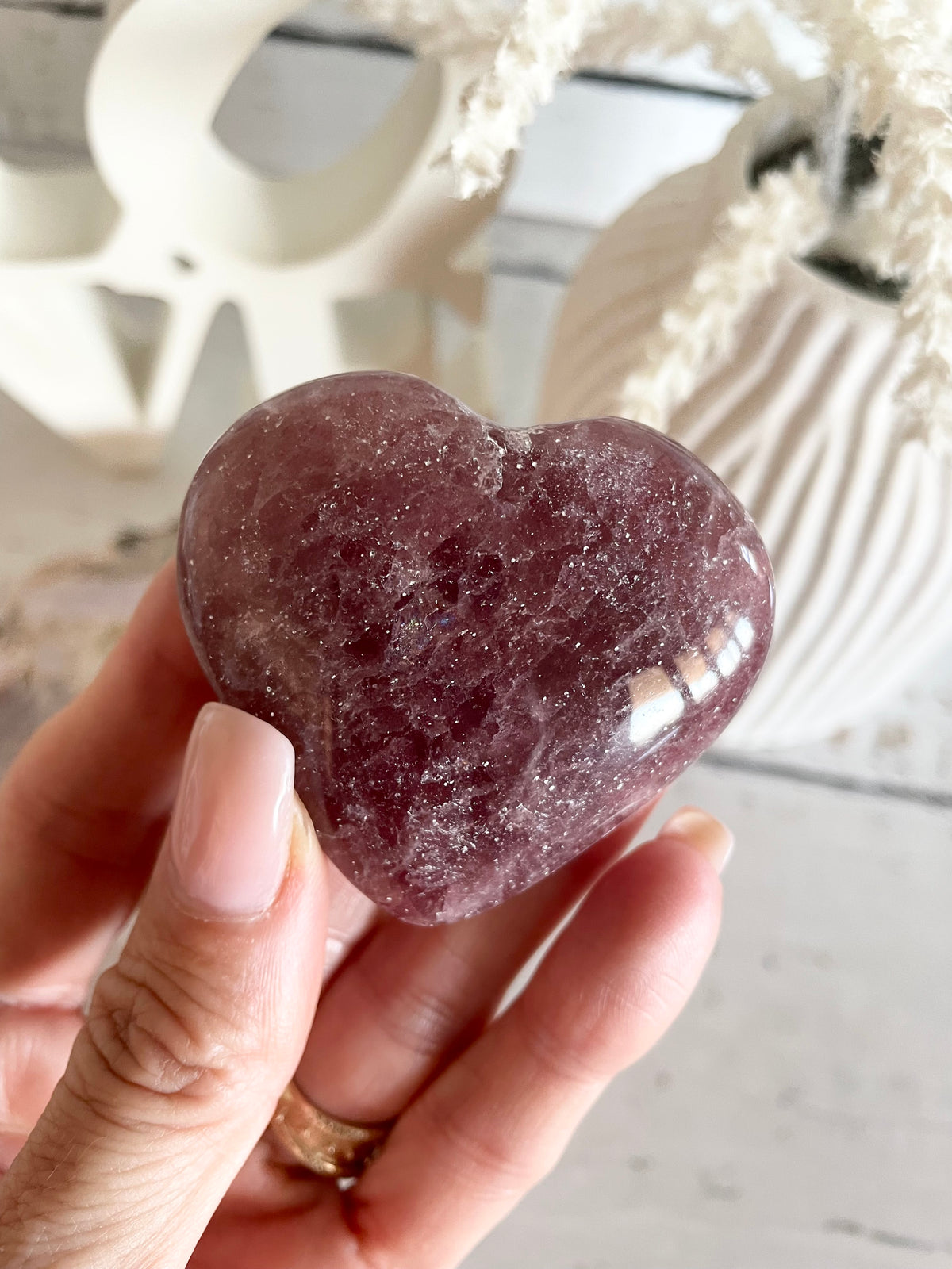 Strawberry Quartz Heart