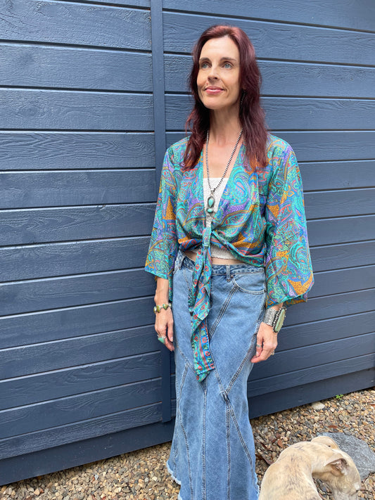 Sari Wrap Shirt