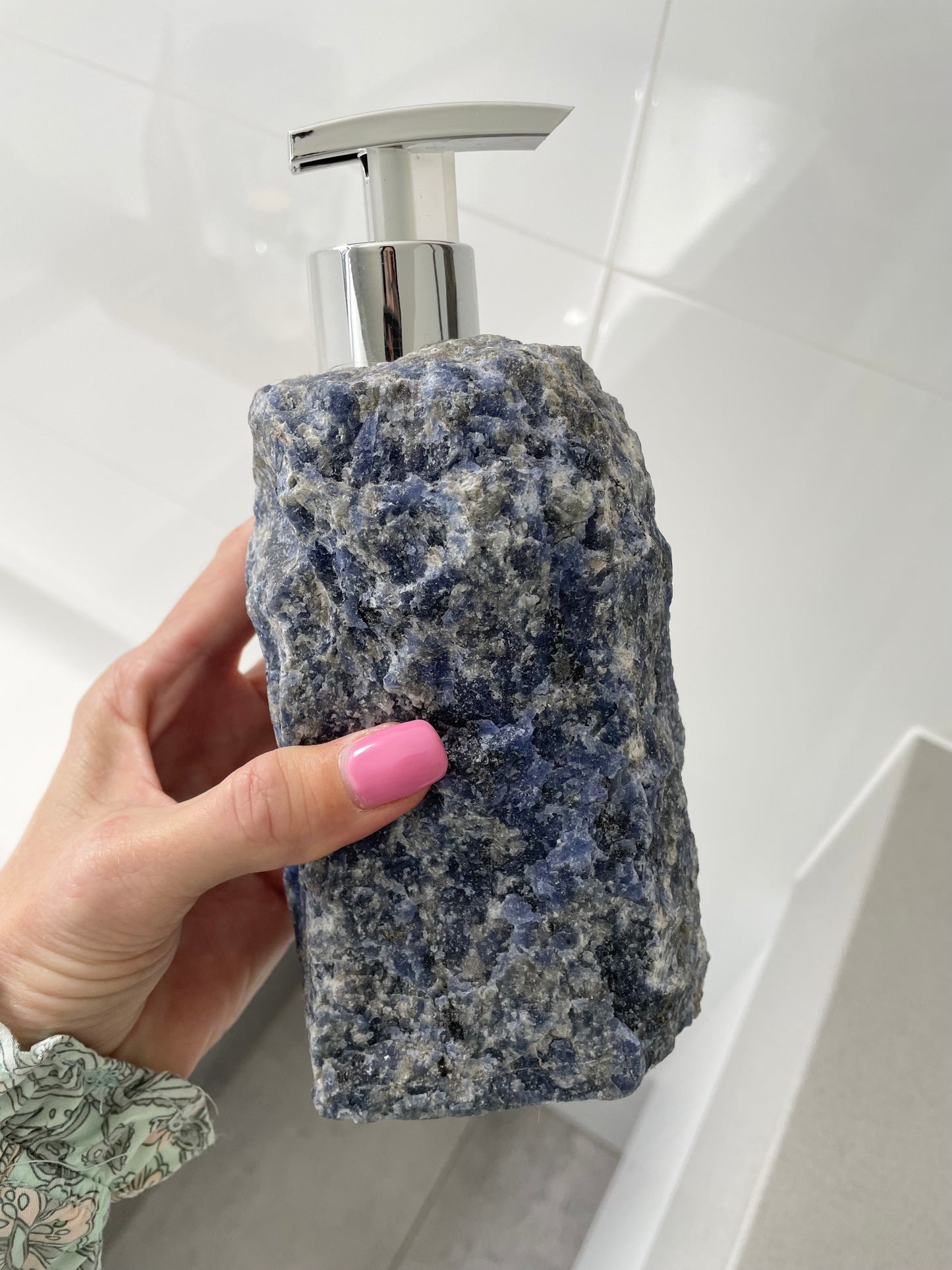 Sodalite soap/lotion Dispenser
