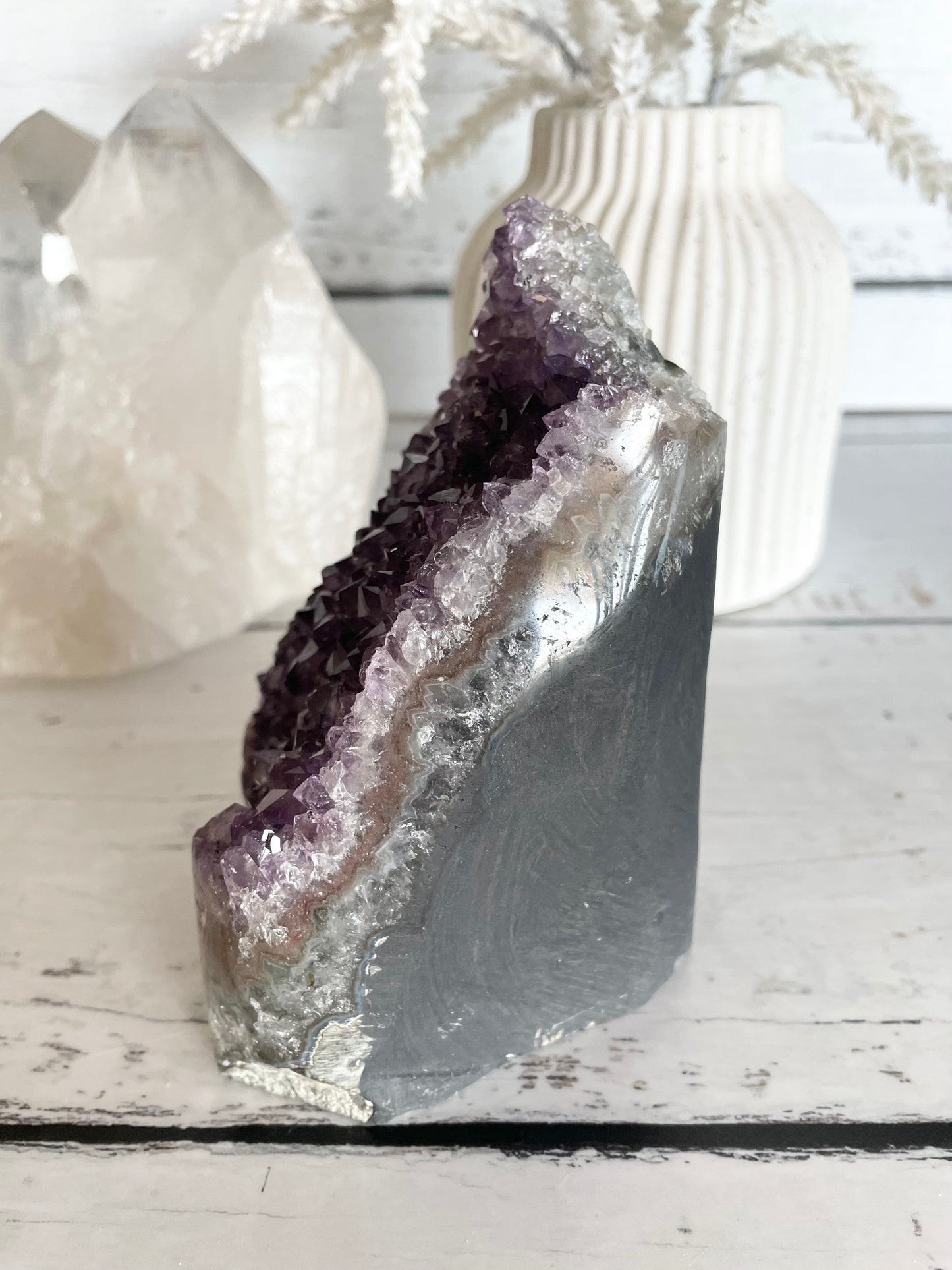 Amethyst Standing Cluster