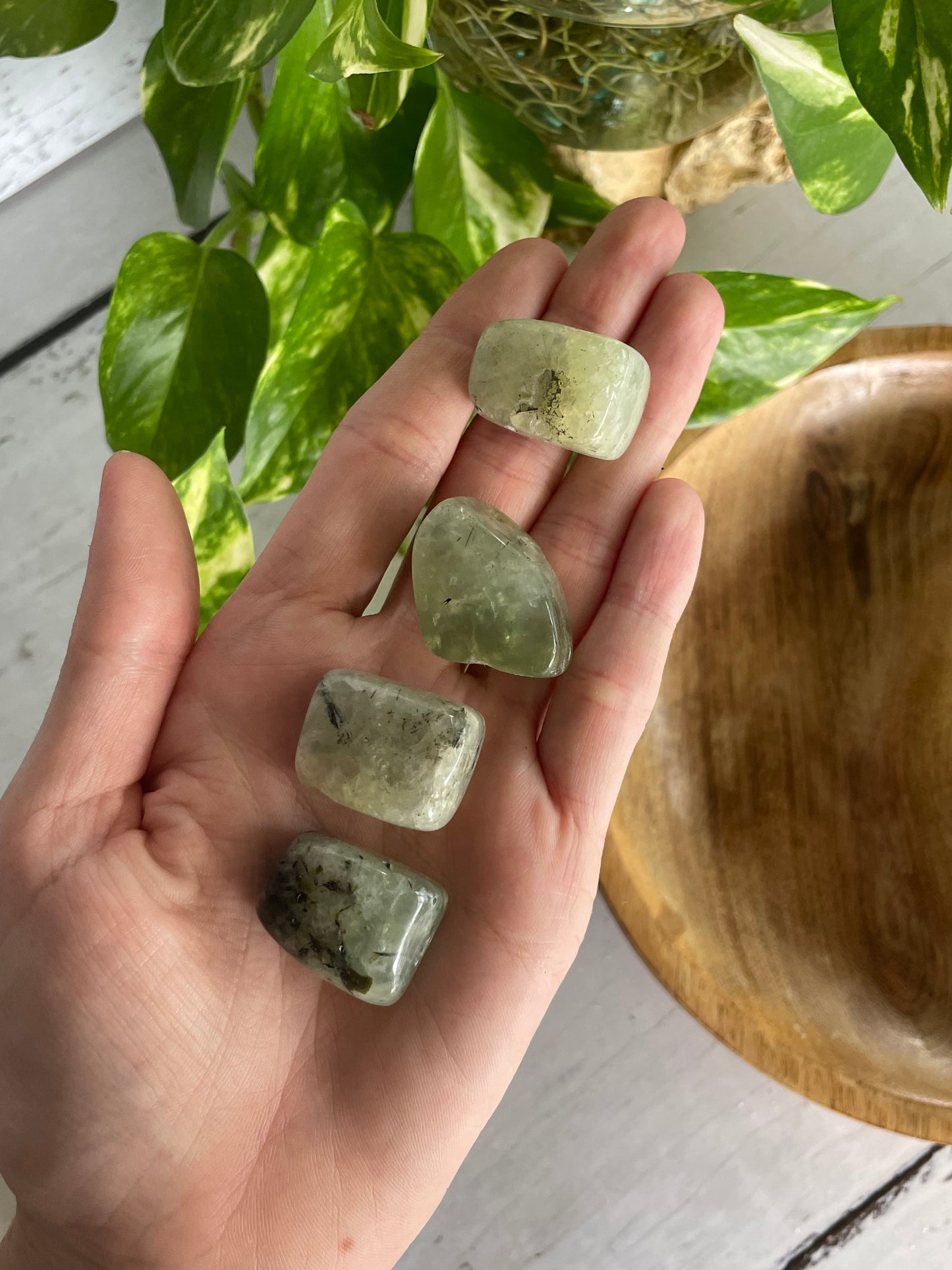 Prehnite Tumble Stones