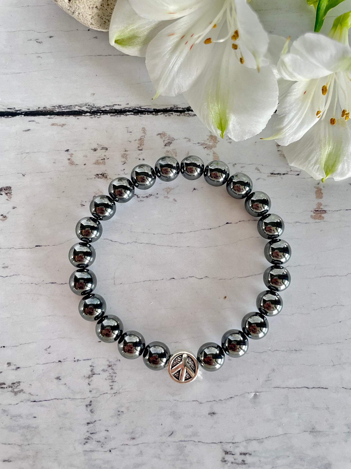 Hematite RENEWAL Healing Bracelet Dark