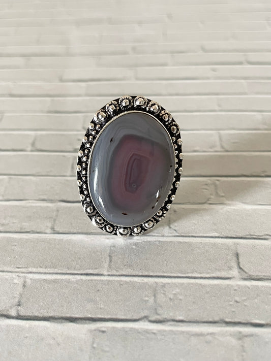 Agate Ring ~ size 7
