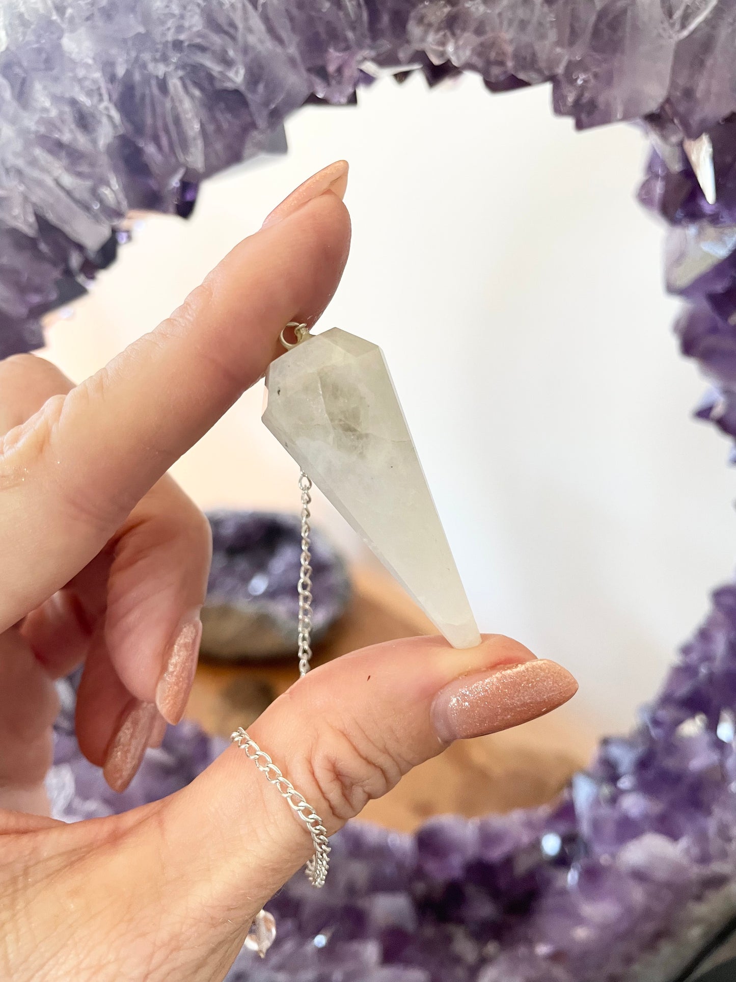 Pendulum ~ Rainbow Moonstone