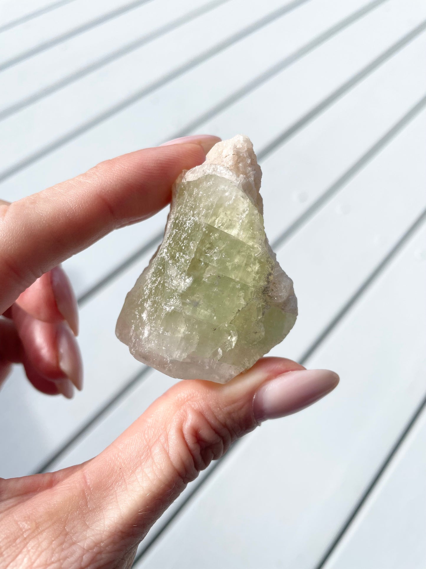 Green Apopyhllite Stilbite Cluster