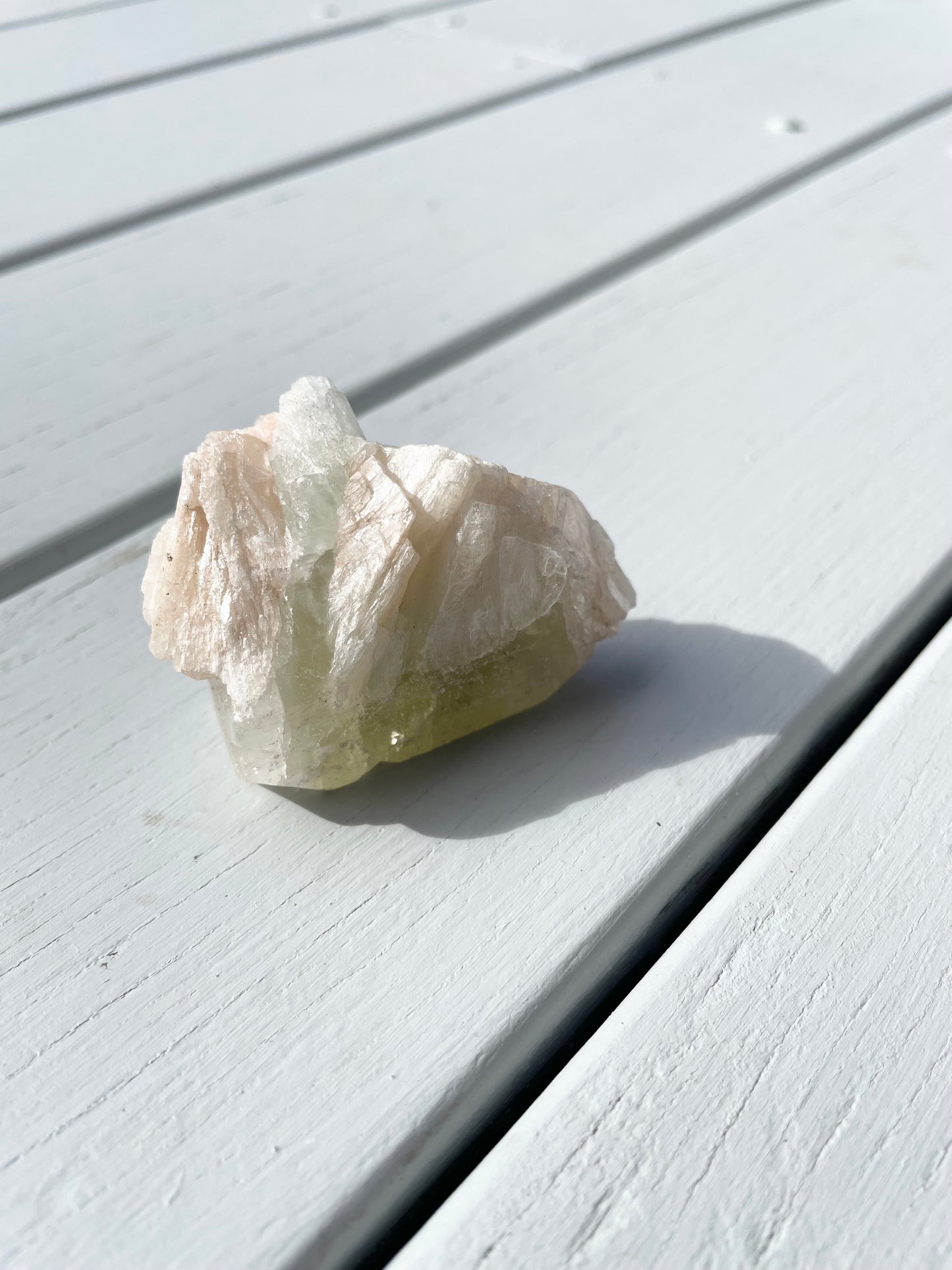 Green Apopyhllite Stilbite Cluster