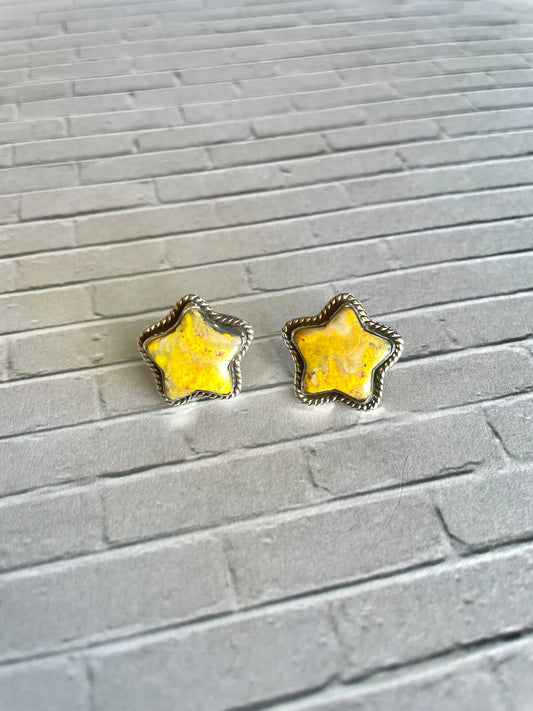 Bumble Bee Jasper Studs