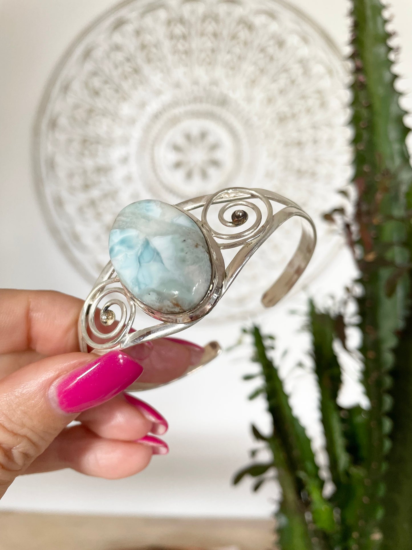 Larimar Cuff ~ adjustable