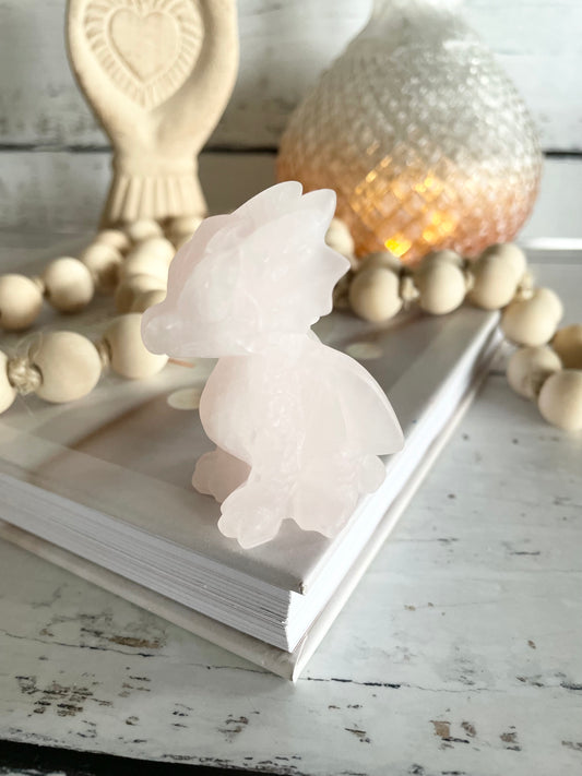 Rose Quartz Dragon