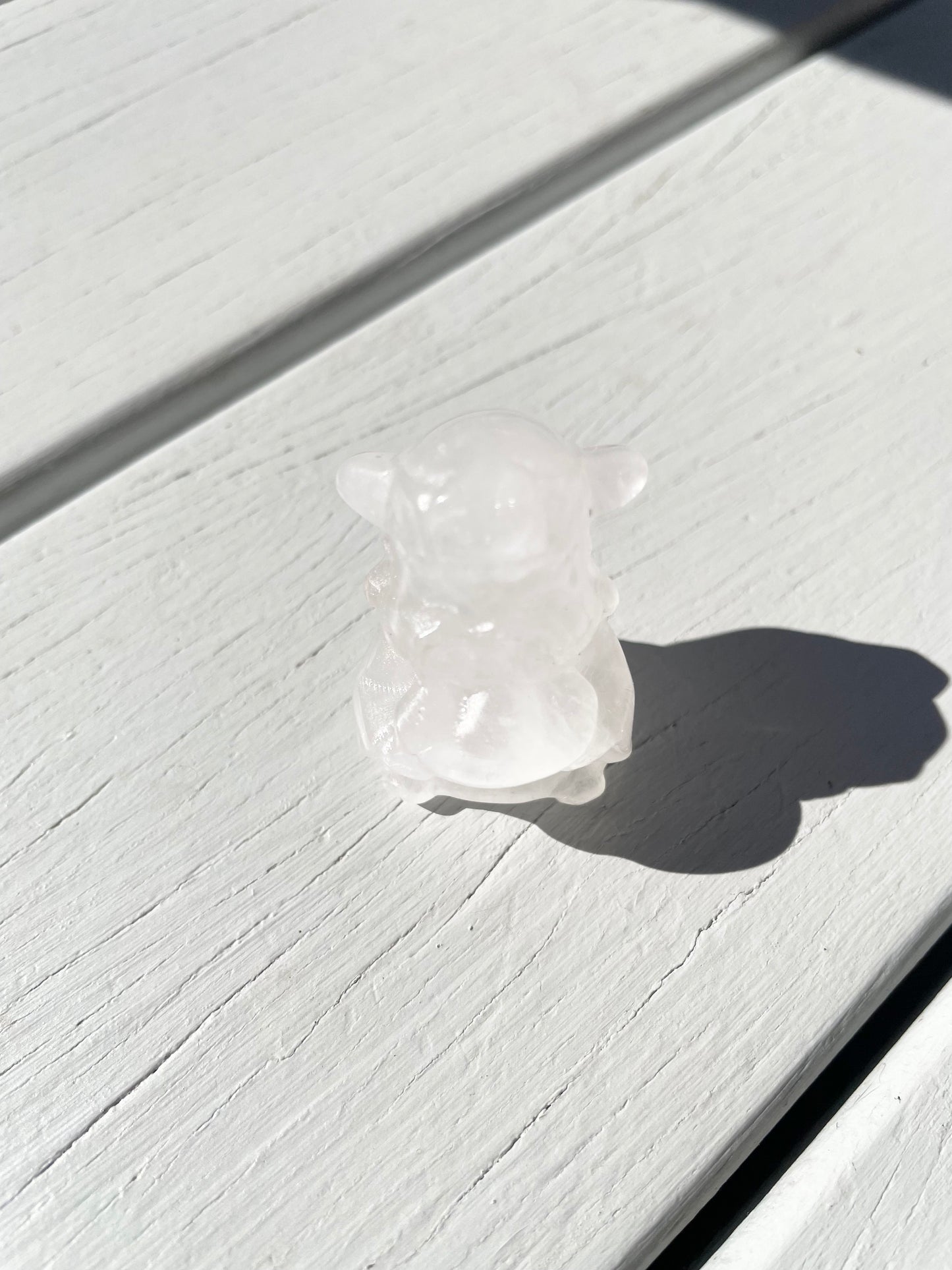 God of Wealth ~ Clear Quartz